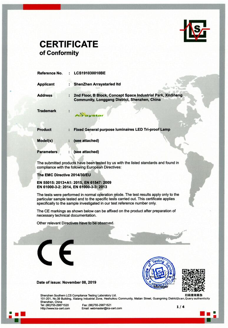 CE Certification for 3P Tri-pro 