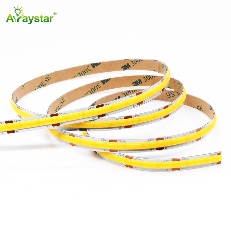 CCT Tunable COB LED Strip 8mm 7W+7W