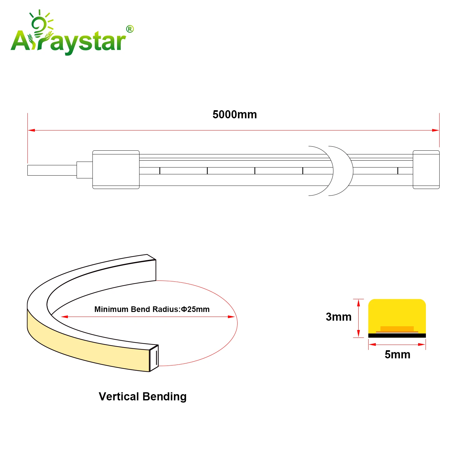 Vertical Bending Neon Flex ART-NS0503