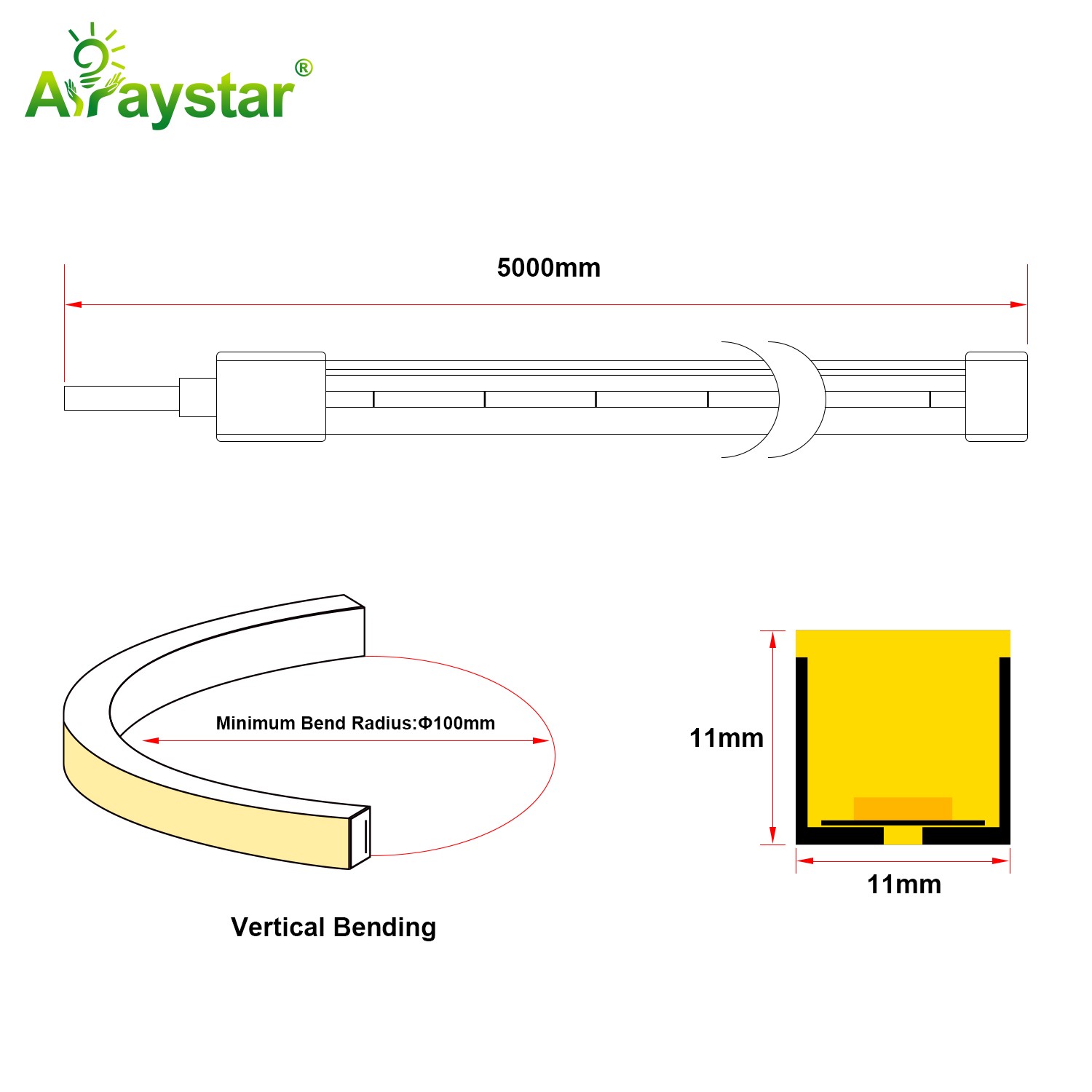 Vertical Bending Neon Flex ART-NS1111