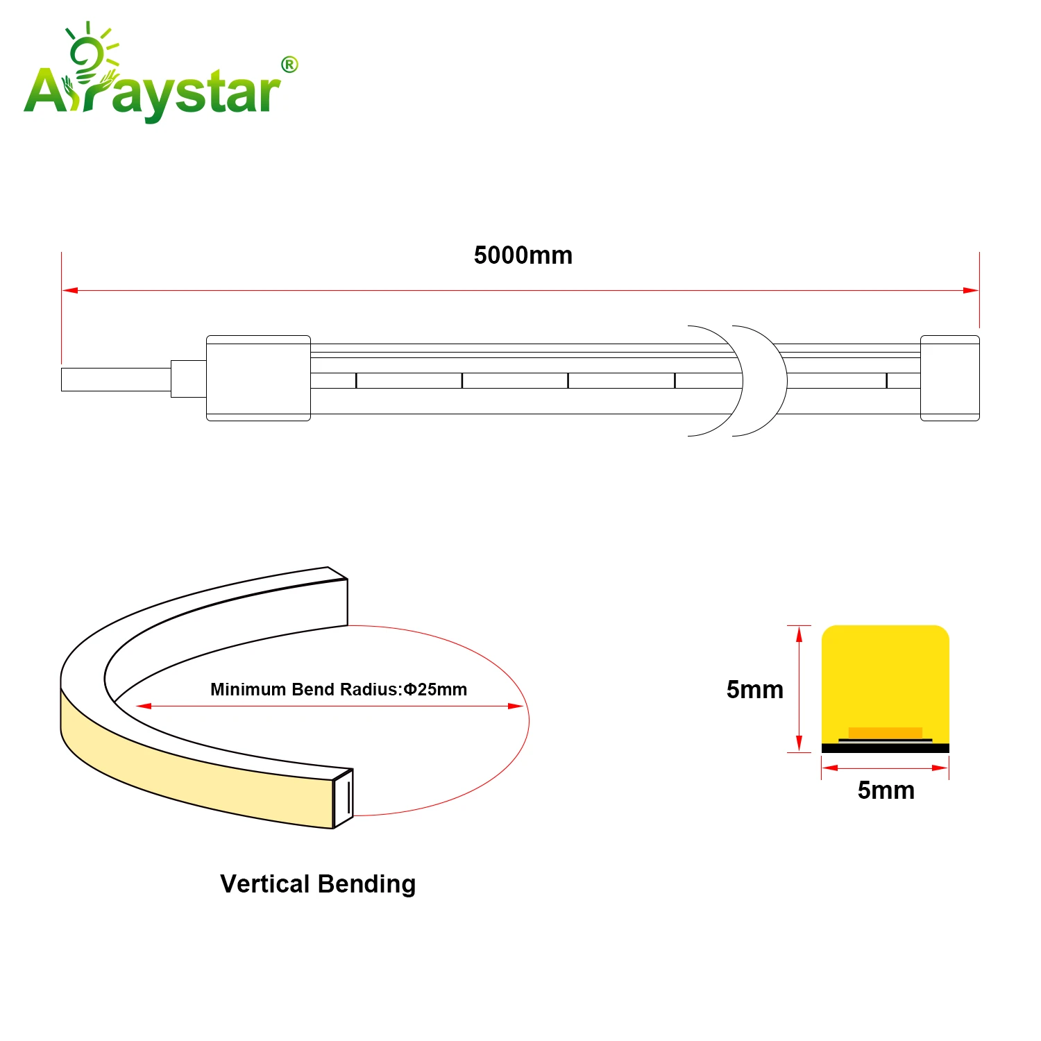 Vertical Bending Neon Flex ART-NS0505