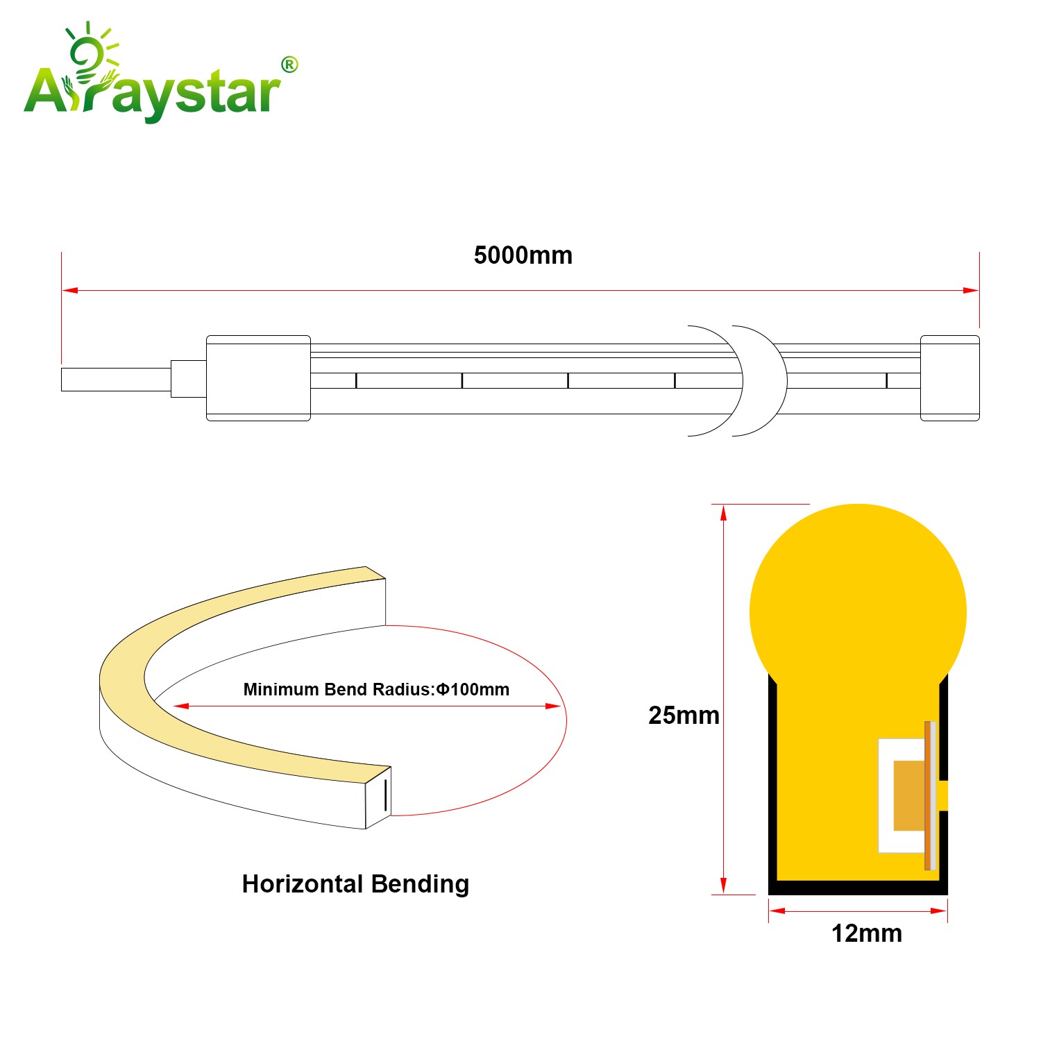 Long Run LED Neon Strip ART-NS1225
