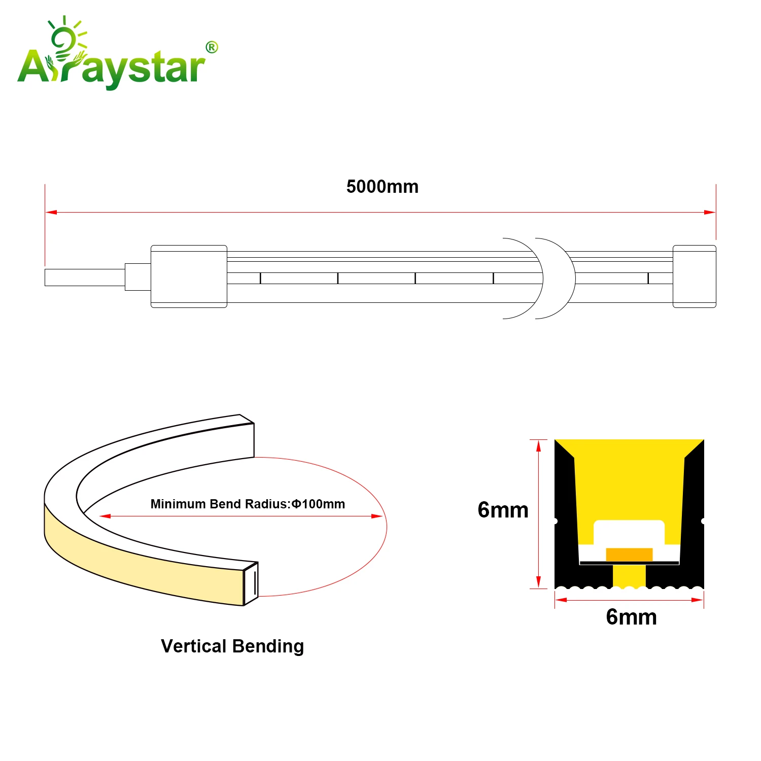 Vertical Bending Neon Flex ART-NS0606
