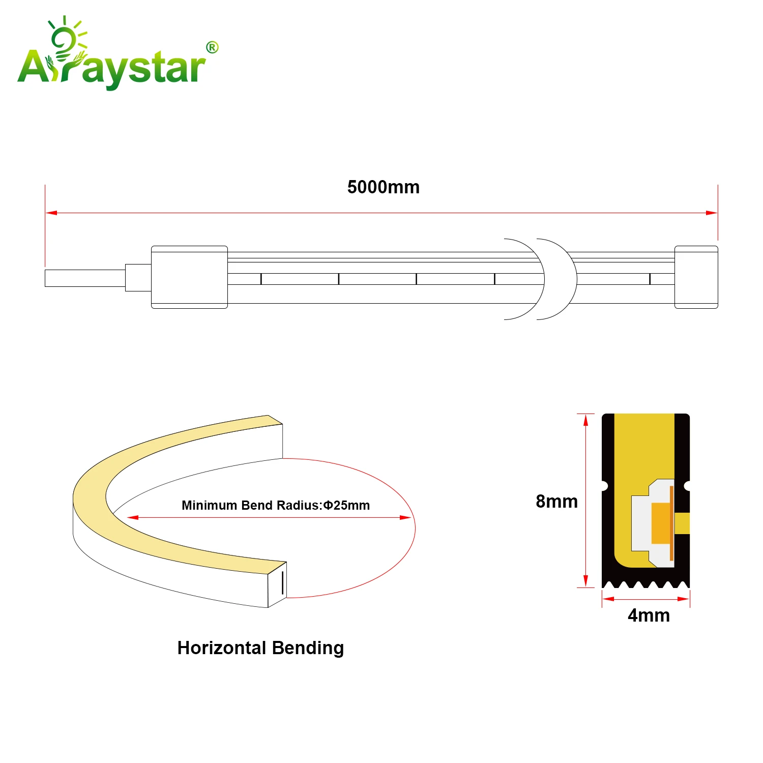 Horizontal Bending Neon Flex ART-NS0408