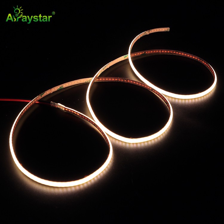 CCT Tunable COB LED Strip 5mm 6W+6W
