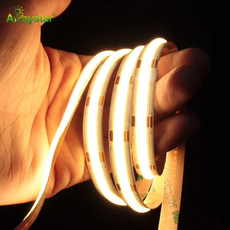 CCT Tunable COB LED Strip 8mm 7W+7W