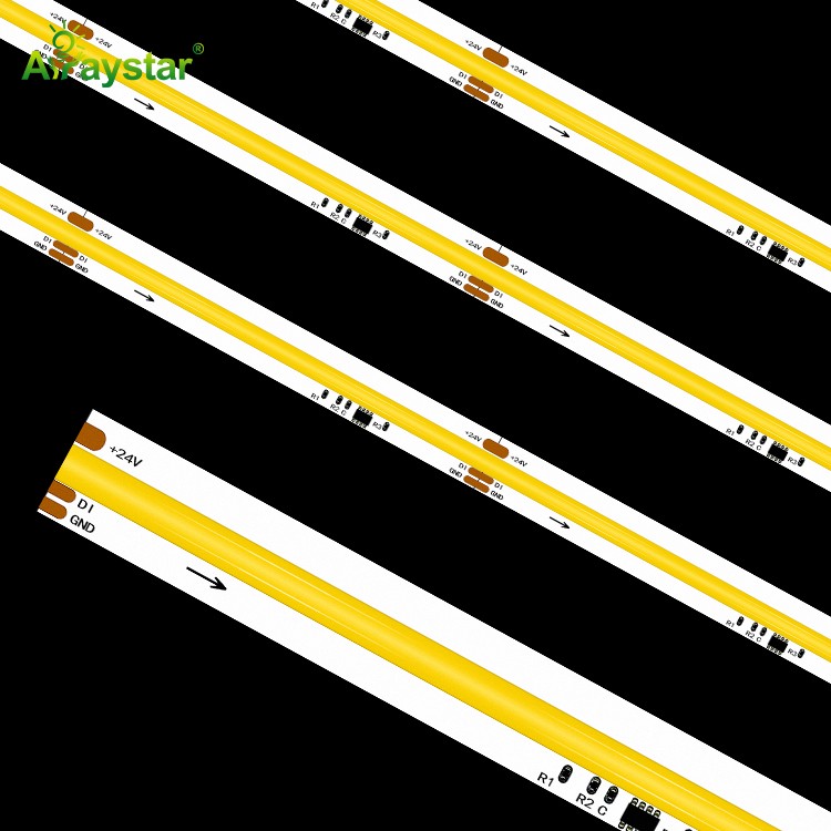 Water Flow White COB LED Strip Light 10mm 420 LEDs/m