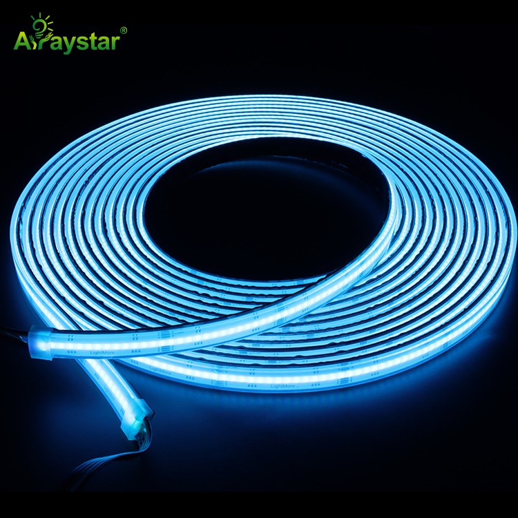 IP67 Silicon Extrusion RGB COB LED Strip 810LED 10mm
