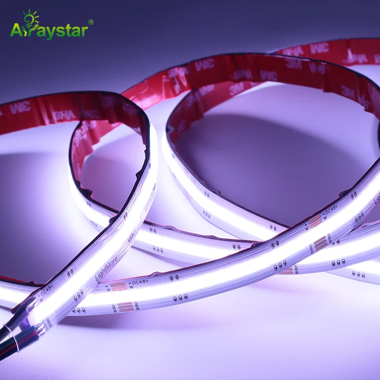 48V 4in1 RGBW COB LED strip Light 12mm 896 LED