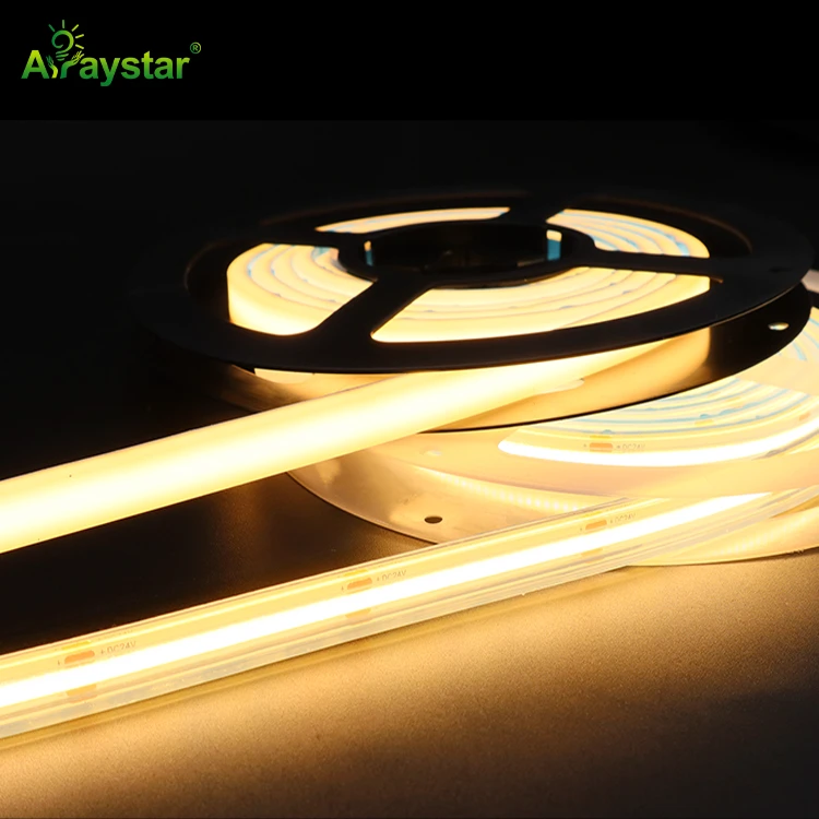  IP67 Silicone Extrusion COB LED Strip 480LED 8mm 9W