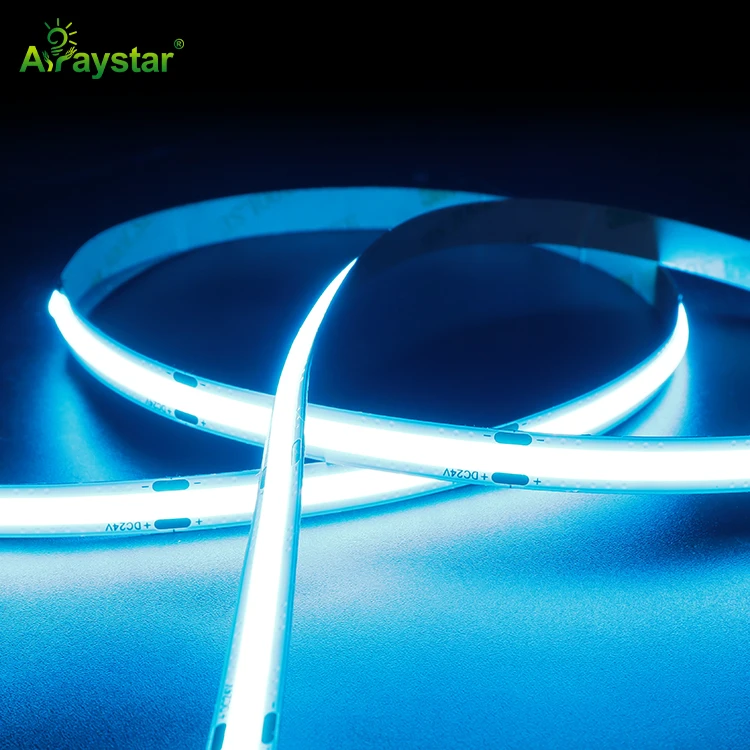 COB LED Strip Light Ice Blue Color 480 LEDs/m 8mm 