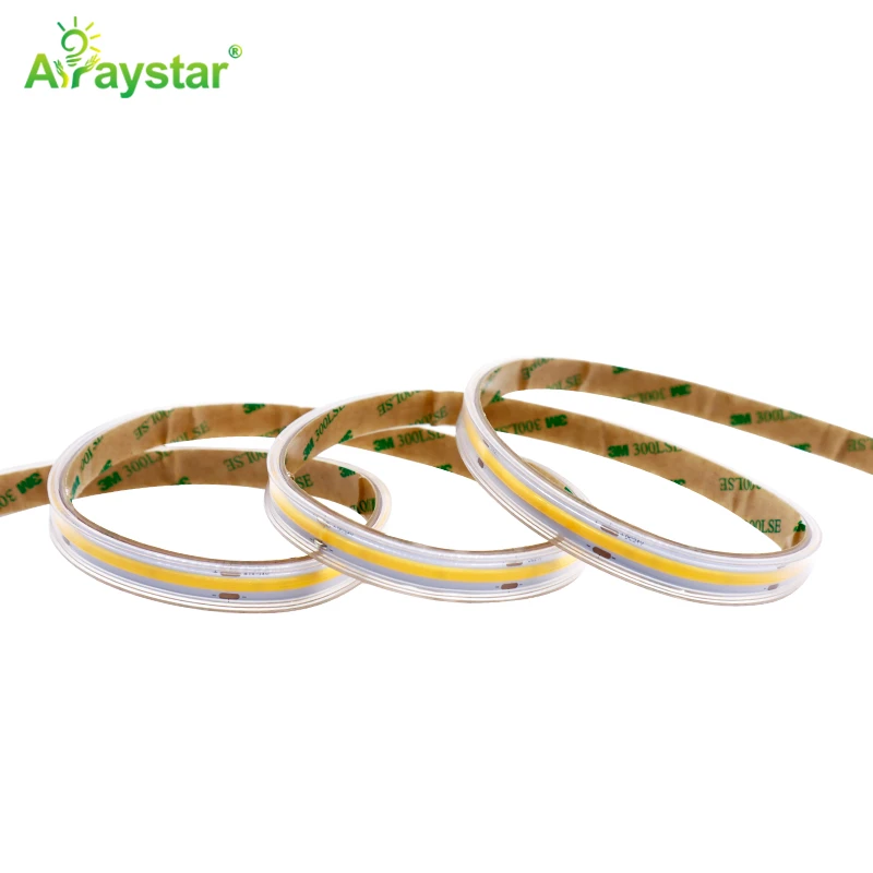 IP67 Silicone Extrusion COB LED Strip 480 LED 8mm 9.6W