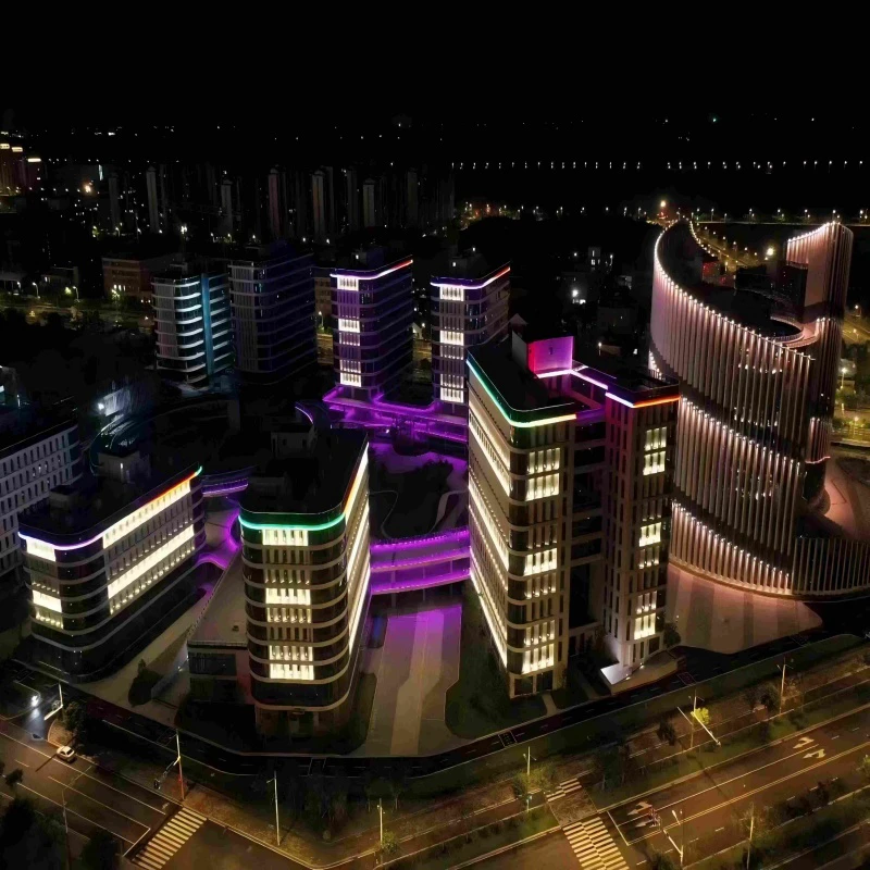 Outdoor building Lighting of Technology Park 