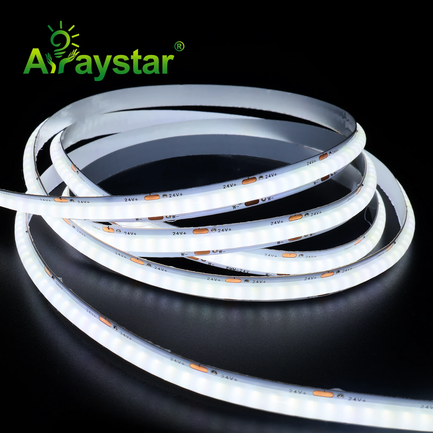 Tunable 8mm PCB SOB LED Strip 560LEDs/m IP20 Non-waterproof
