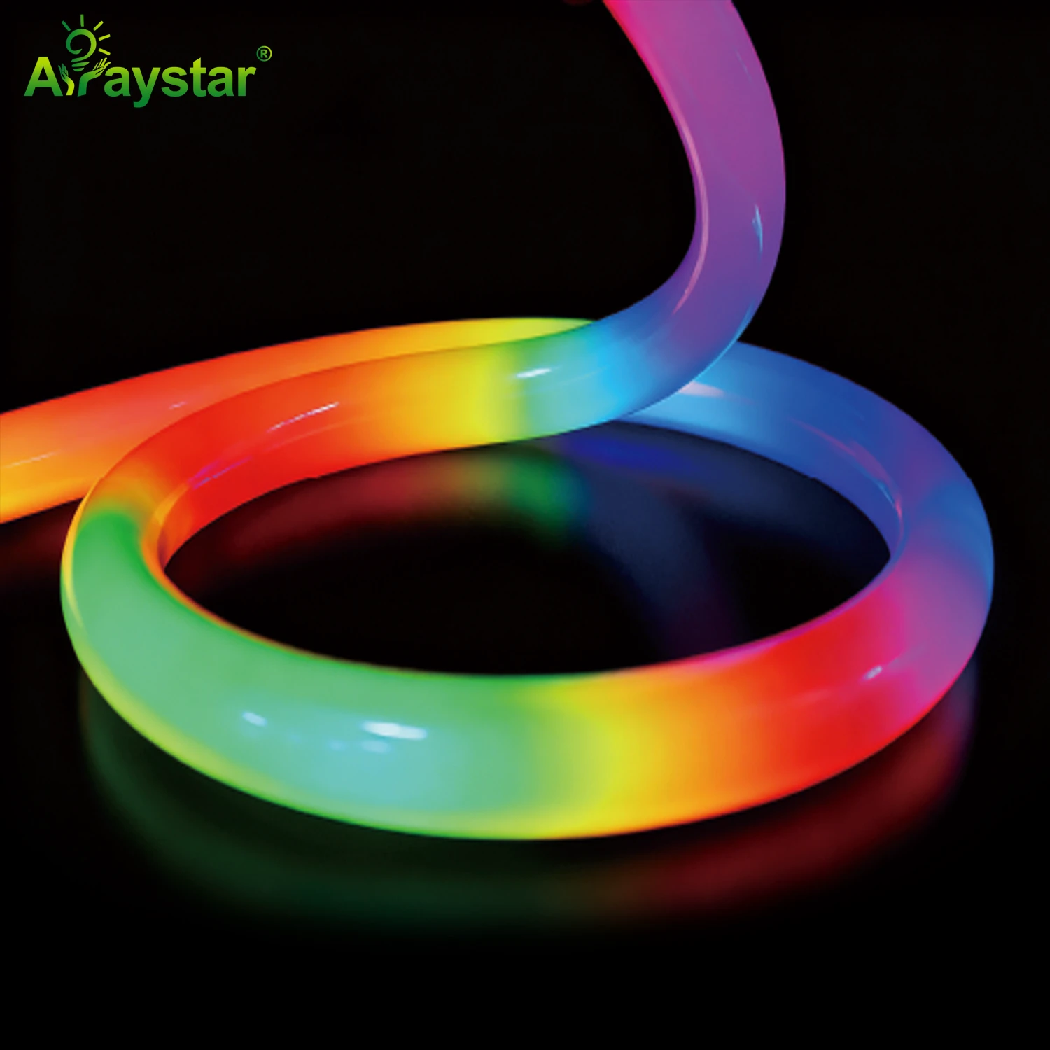 360° D22mm Full Black Magic LED Neon Flex