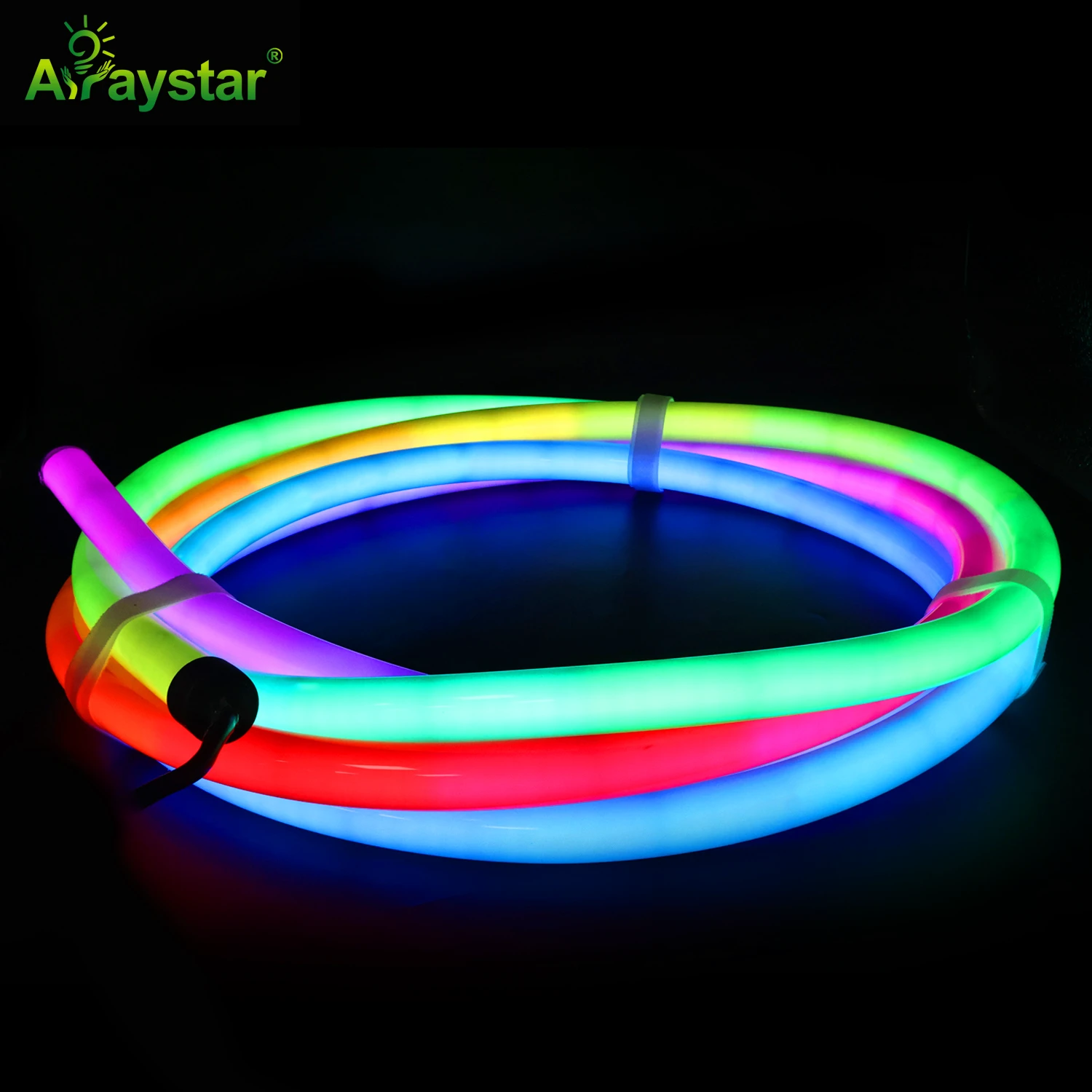 360° D22mm Full Black Magic LED Neon Flex
