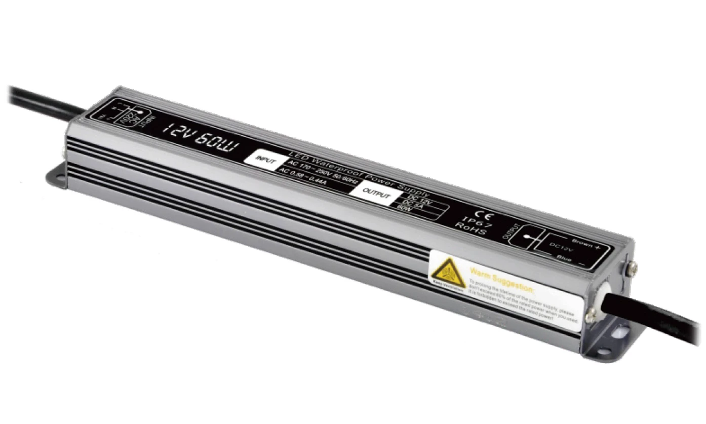 60W LED Waterproof Power Supply