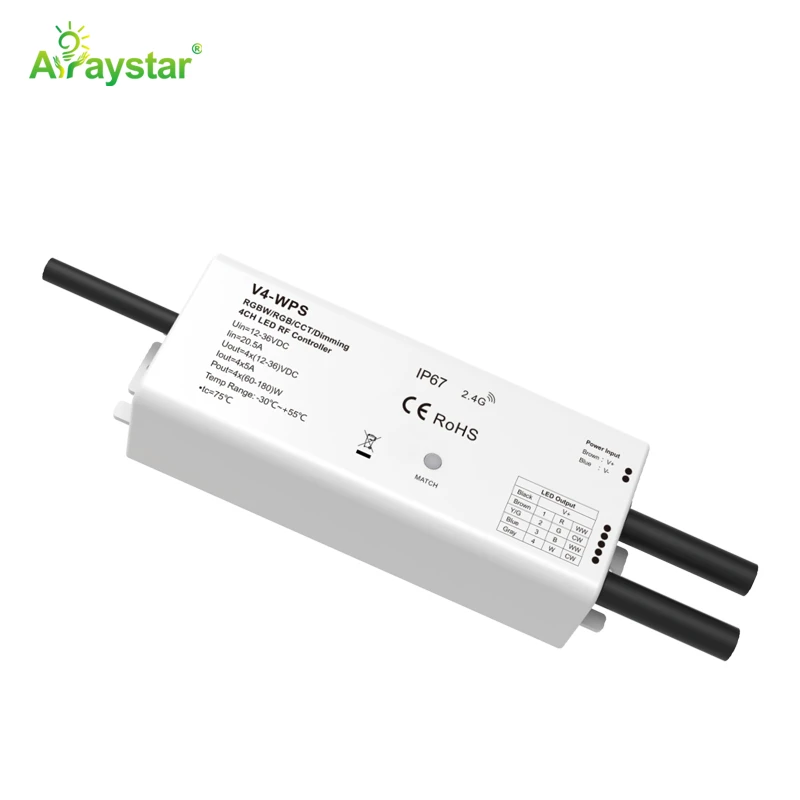 ART-V4WPS 4CH Waterproof LED RF Controller