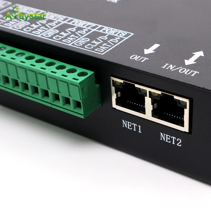 ART-H807SA 8CH DMX-to-SPI ArtNet LED Controller