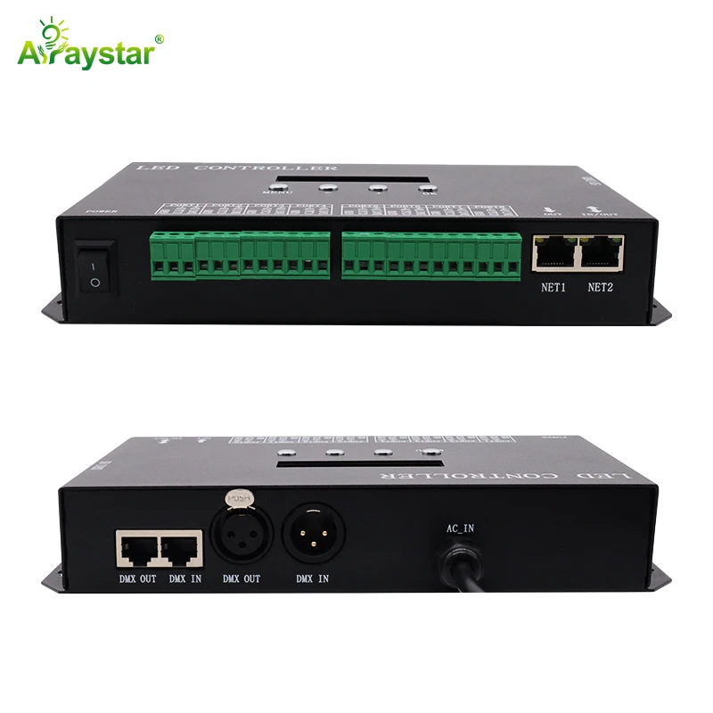 ART-H807SA 8CH DMX-to-SPI ArtNet LED Controller