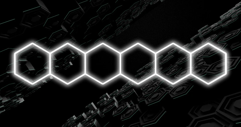 130W Hexagon Garage Light Honeycomb LED Ceiling Lighting System for Car Detailing Workshop ART-GW06 