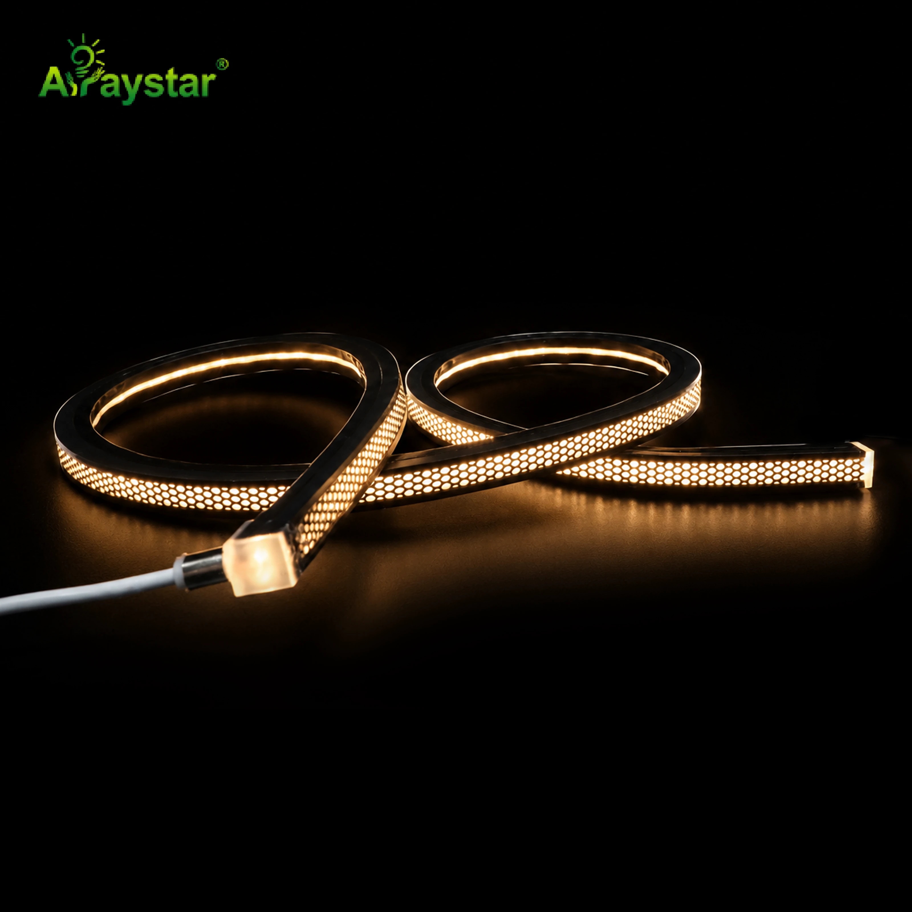 Anti-glare 12x12 mm LED Neon Flex Black