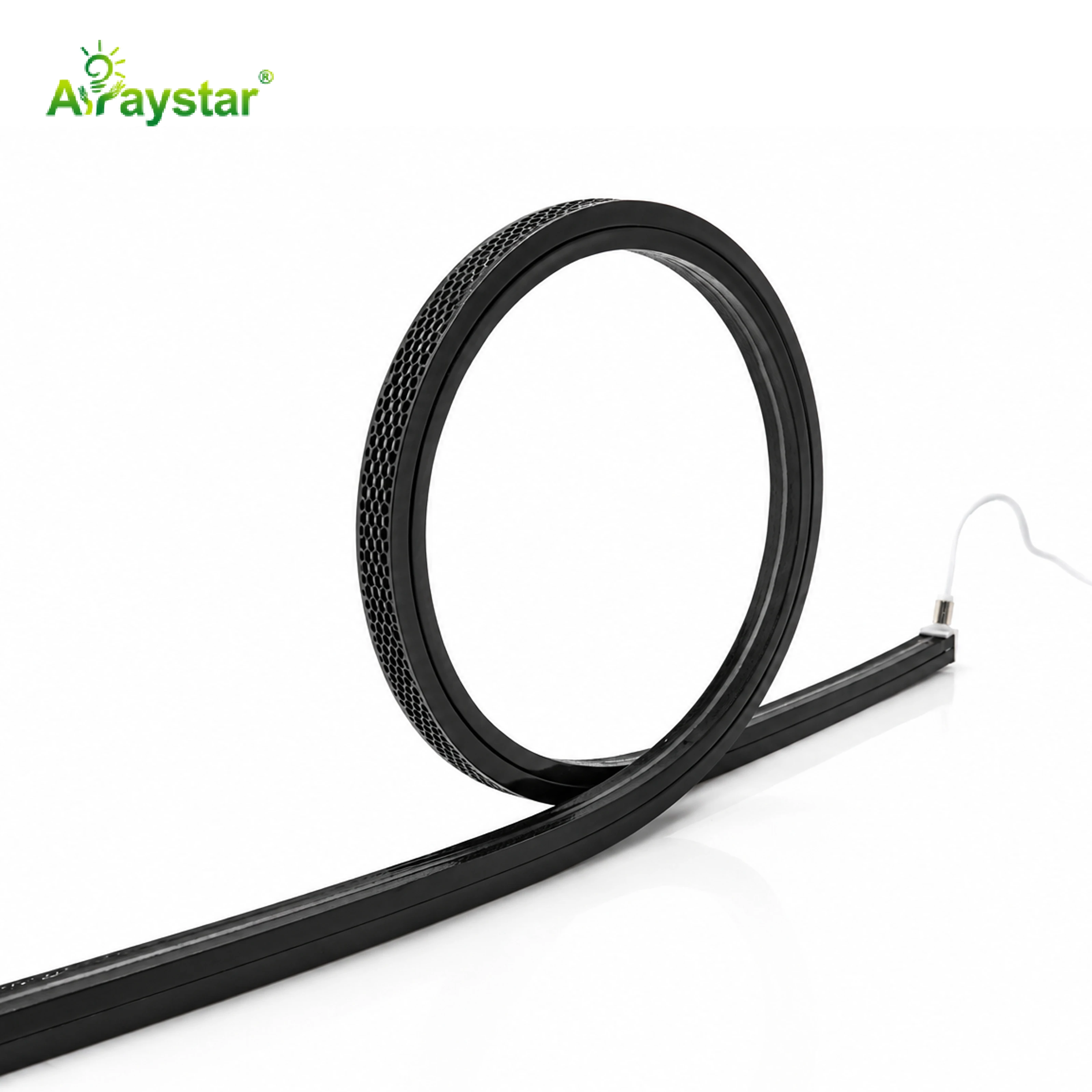 Anti-glare 12x12 mm LED Neon Flex Black