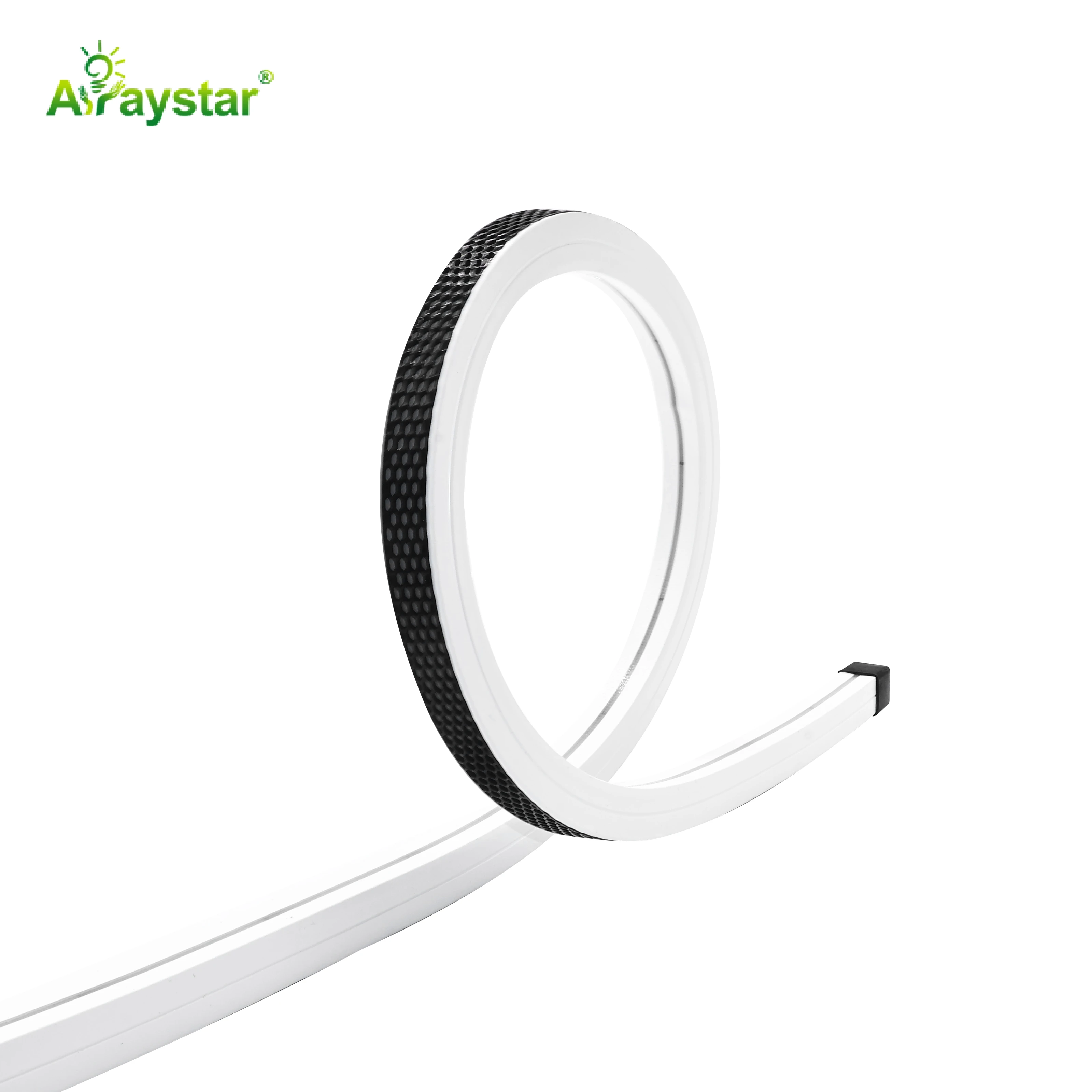 Anti-glare 16×16mm LED Neon Flex black and white