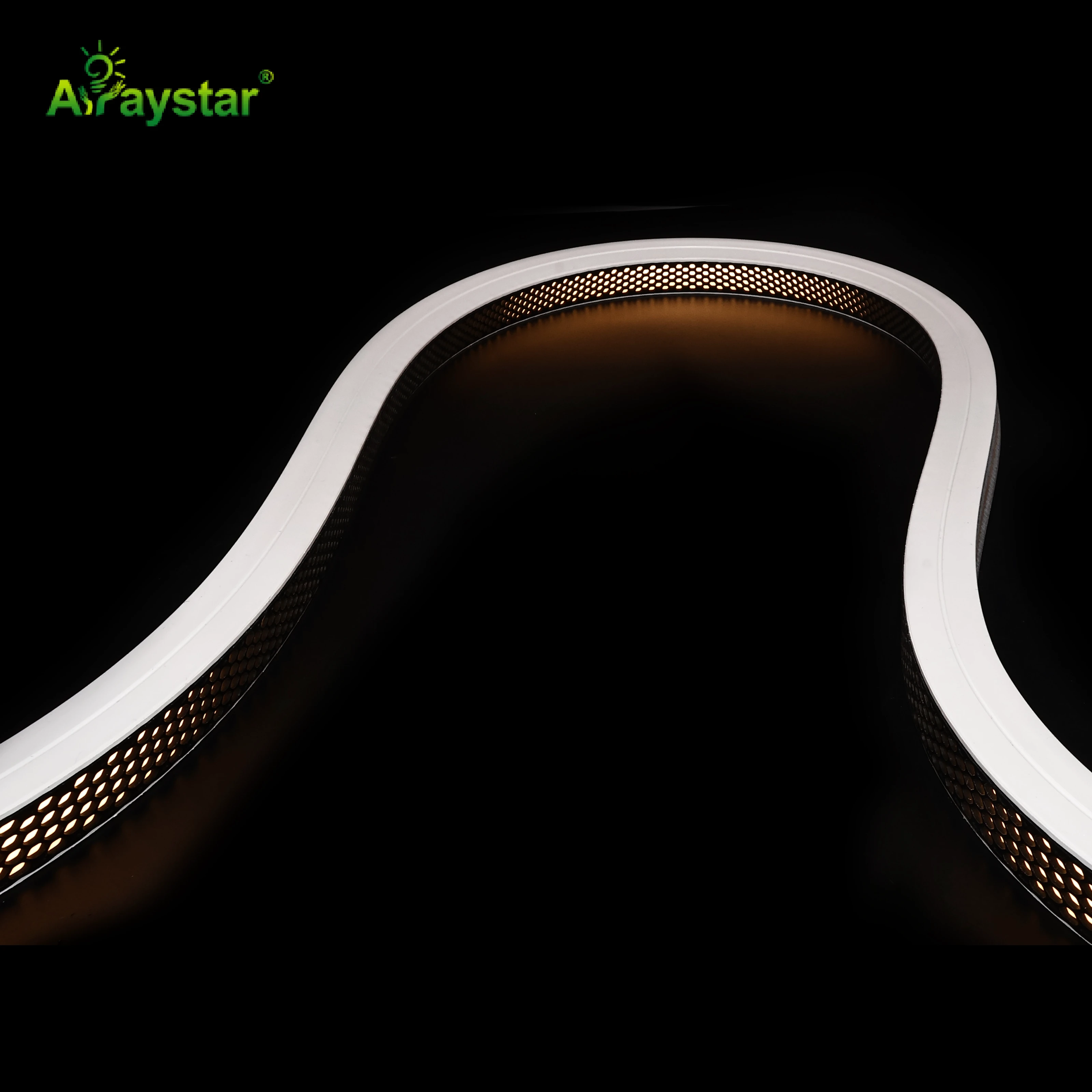 Anti-glare 16×16mm LED Neon Flex black and white
