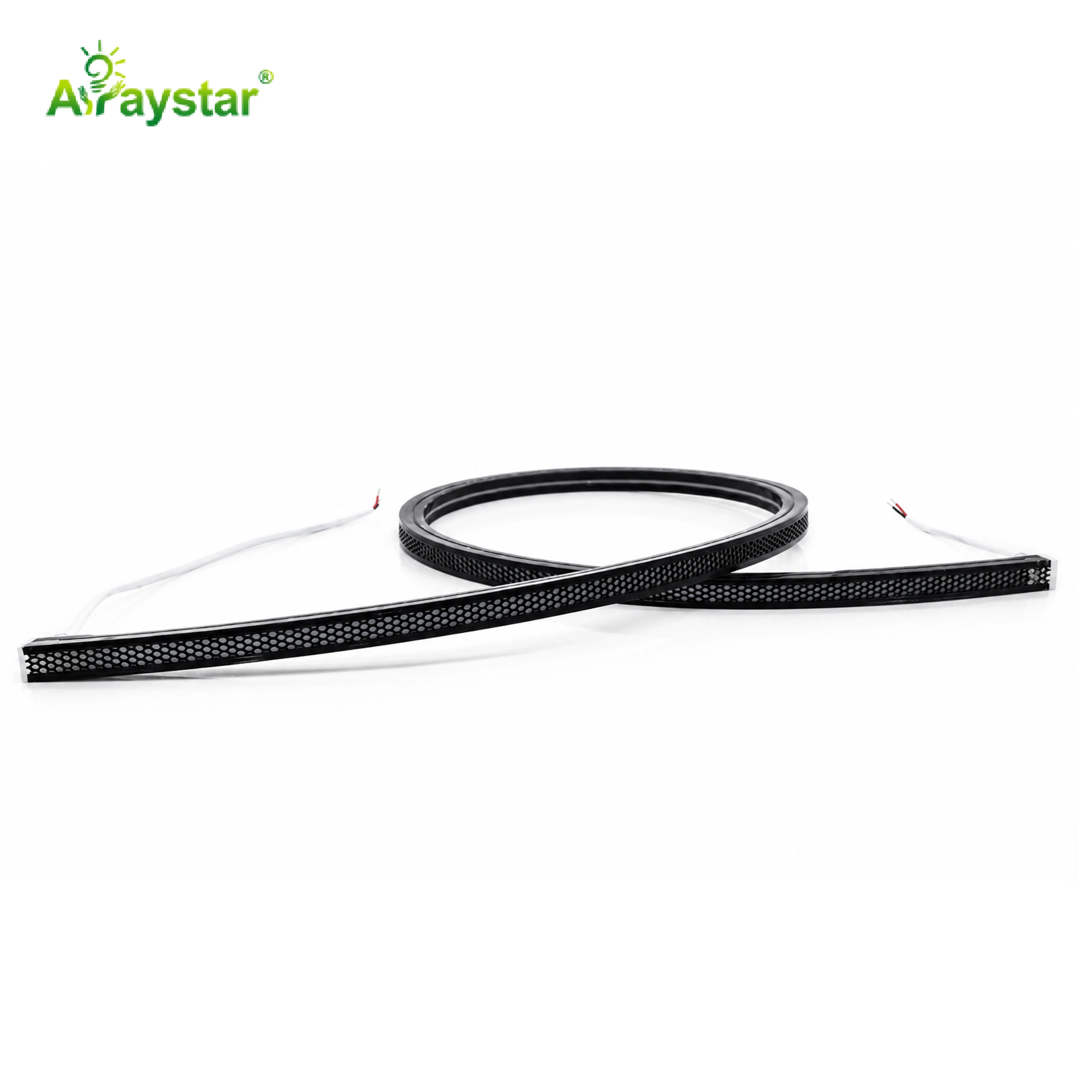 Anti-glare 12x12 mm LED Neon Flex Black