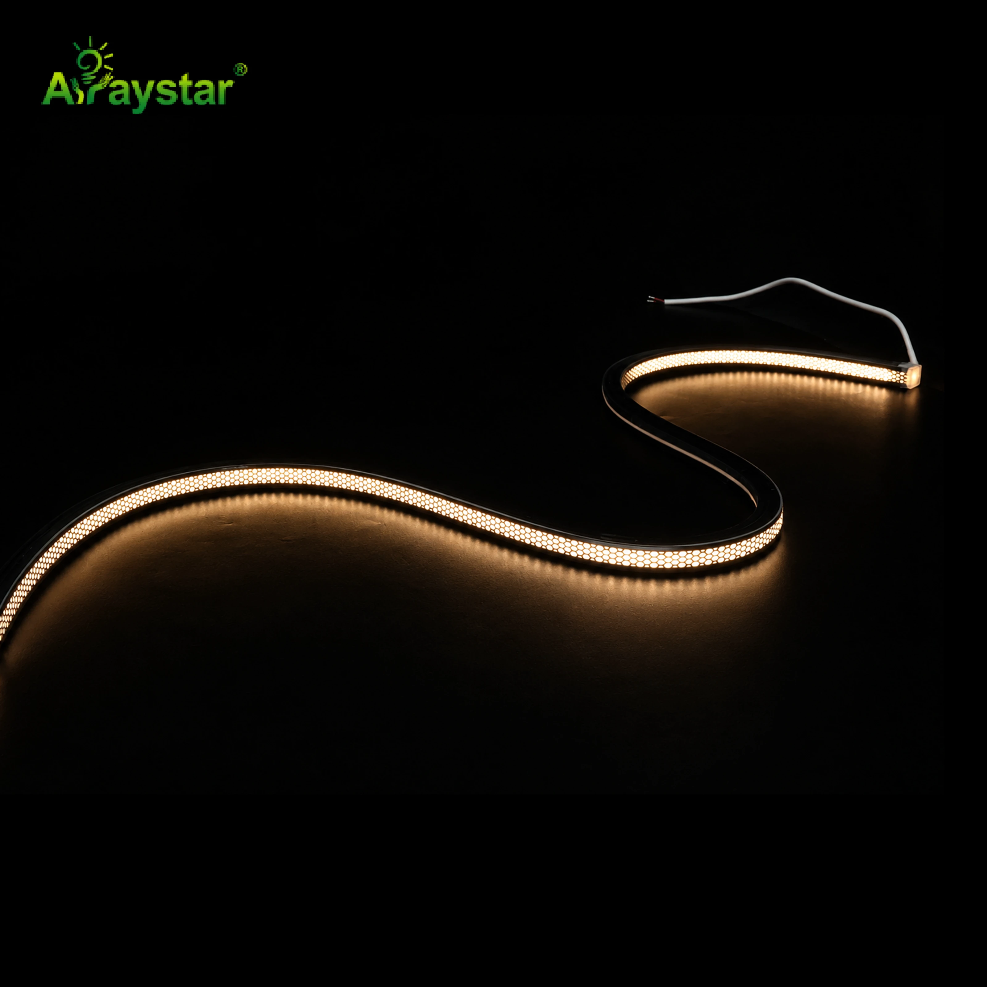 Anti-glare 12x12 mm LED Neon Flex Black