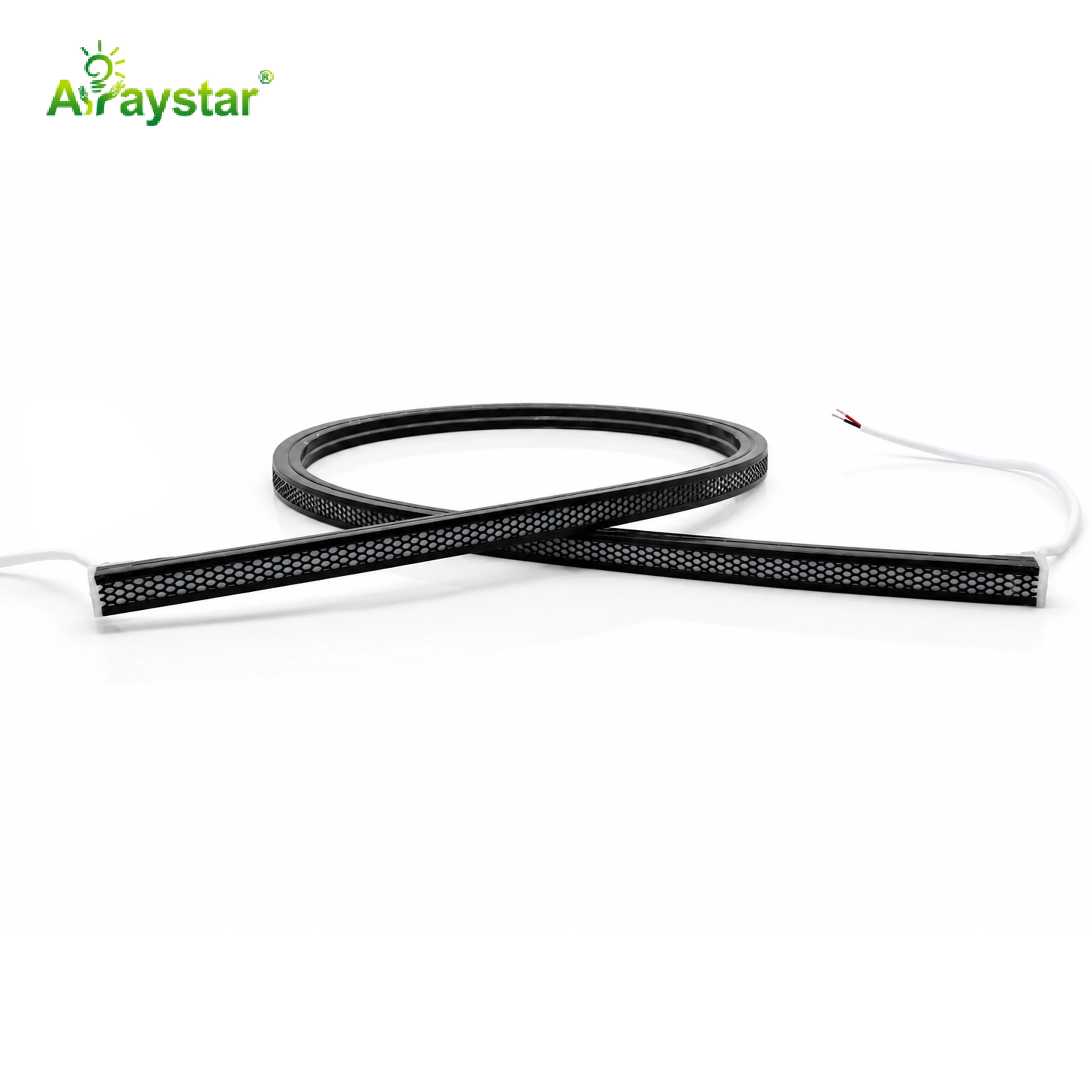 Anti-glare 12x12 mm LED Neon Flex Black