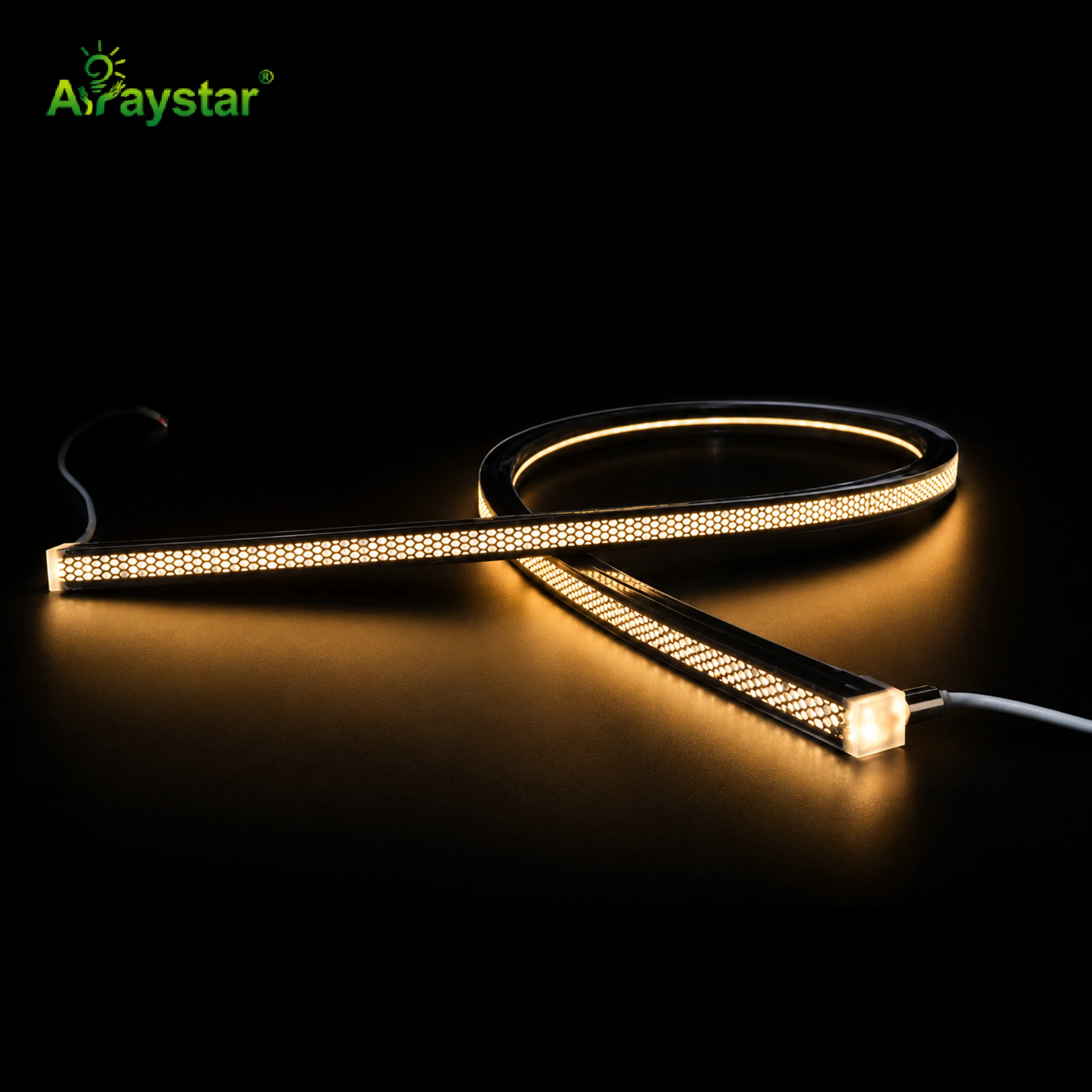 Anti-glare 12x12 mm LED Neon Flex Black