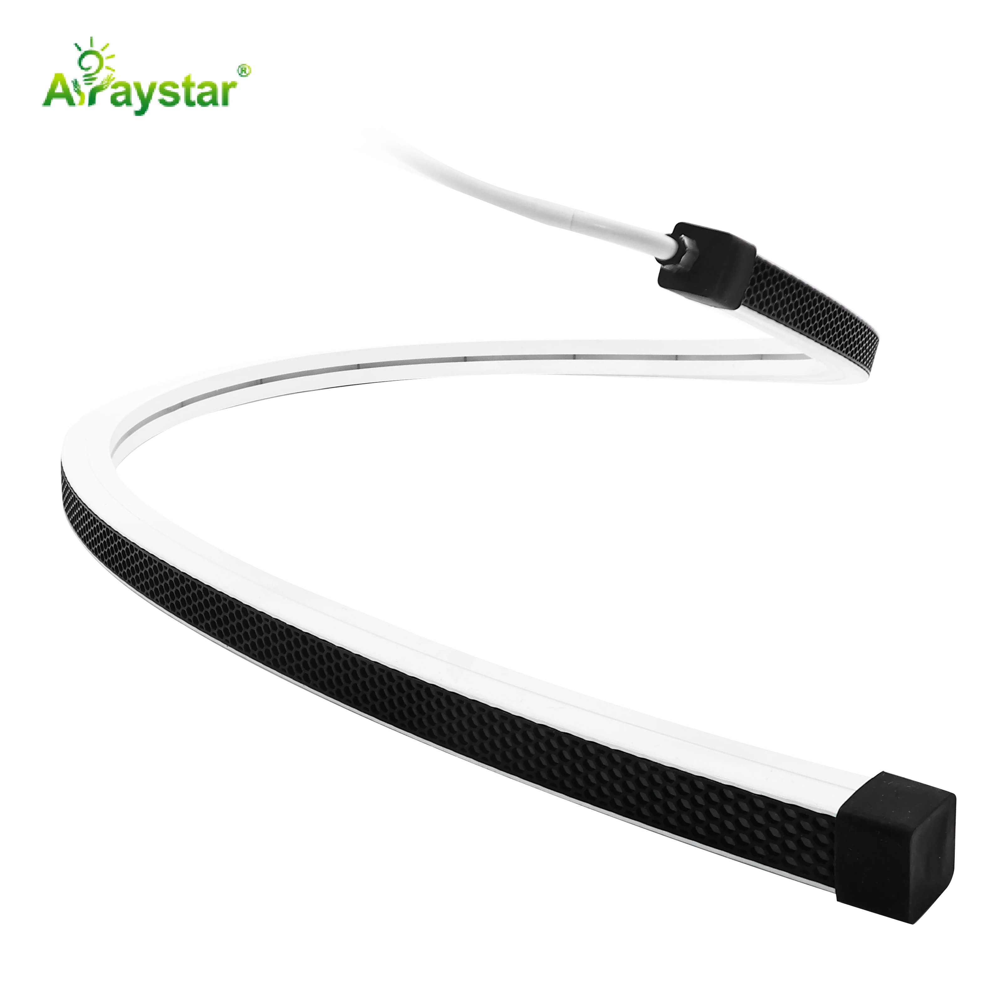 Anti-glare 16×16mm LED Neon Flex black and white