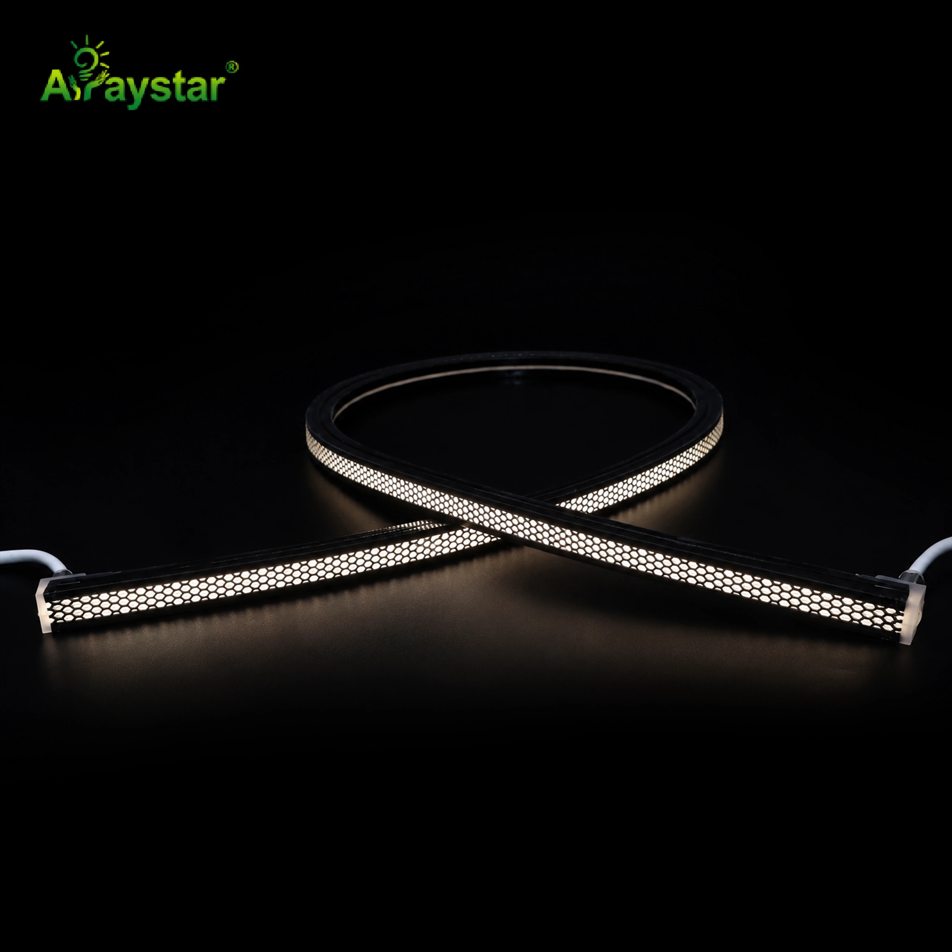 Anti-glare 12x12 mm LED Neon Flex Black