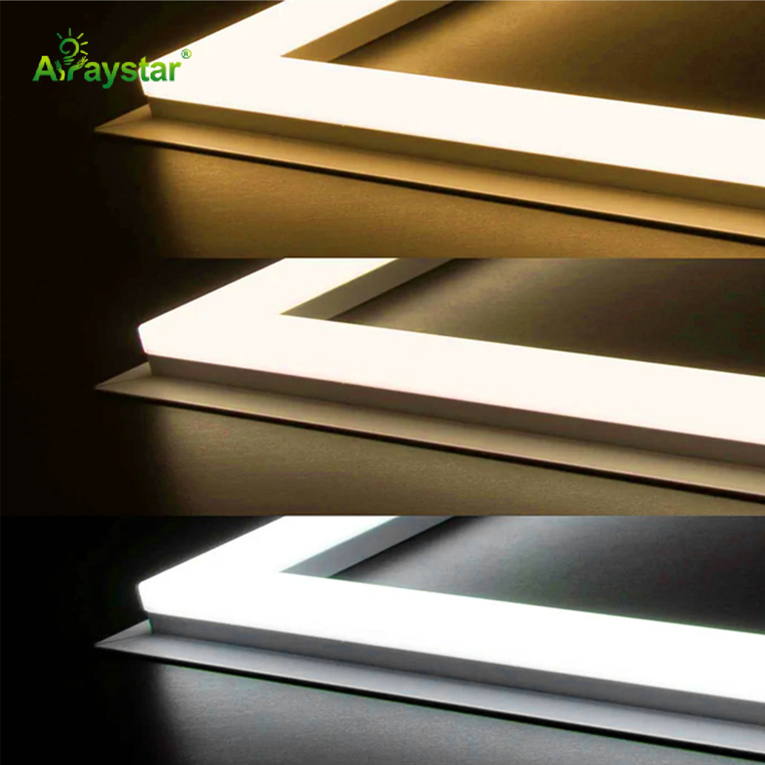 3CCT Selectable LED Frame Panel Light 30W/35W/40W 595×595mm High Efficiency Ceiling Light