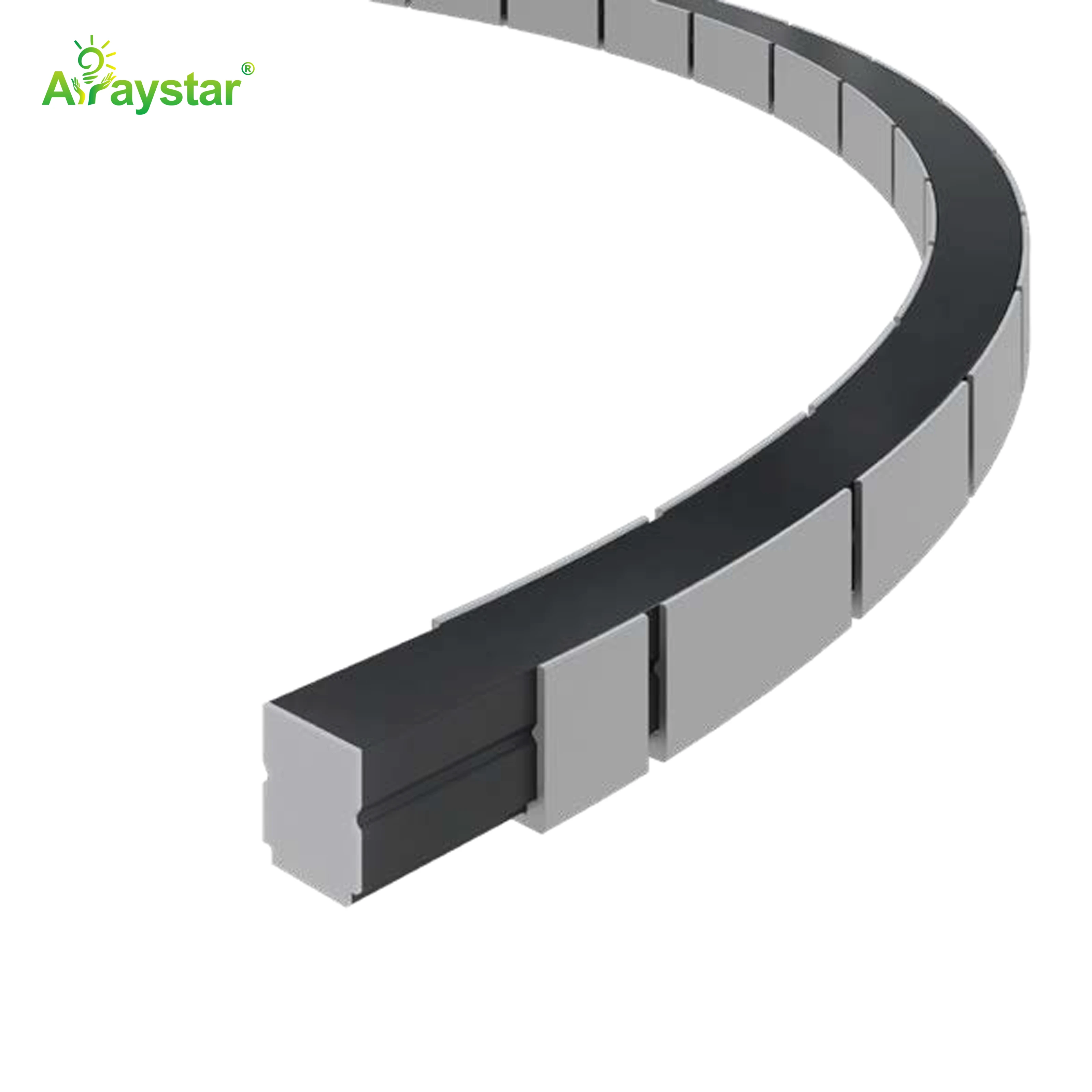 ART-1212/AL/FLEX/N Flexible Aluminum Profile for 1010 Neon Strip, Recessed Flexible LED Channel   