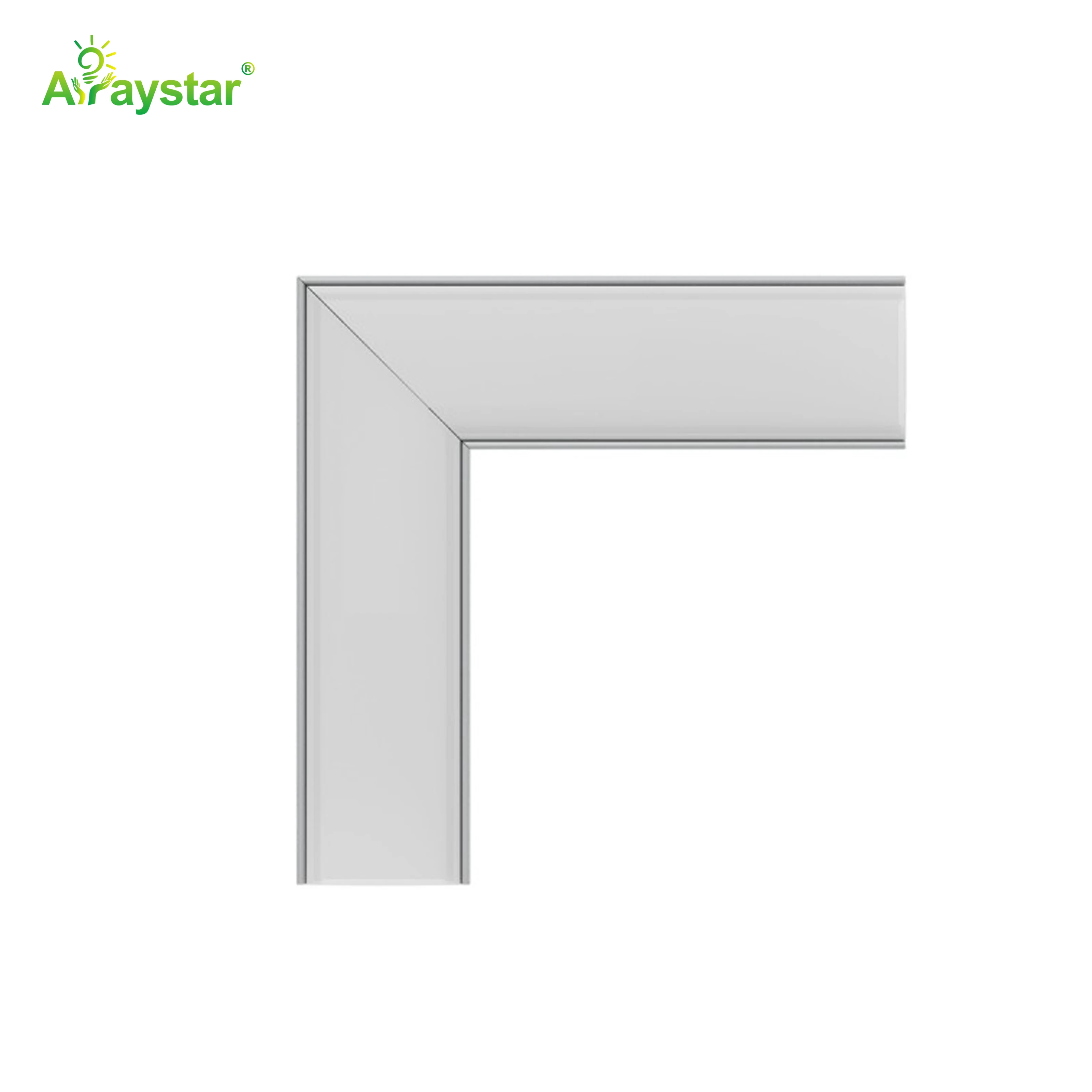 ART-AL6161 Silver 90 Degree Corner Connector Profile Connector for LED Strip Light Aluminum Channel