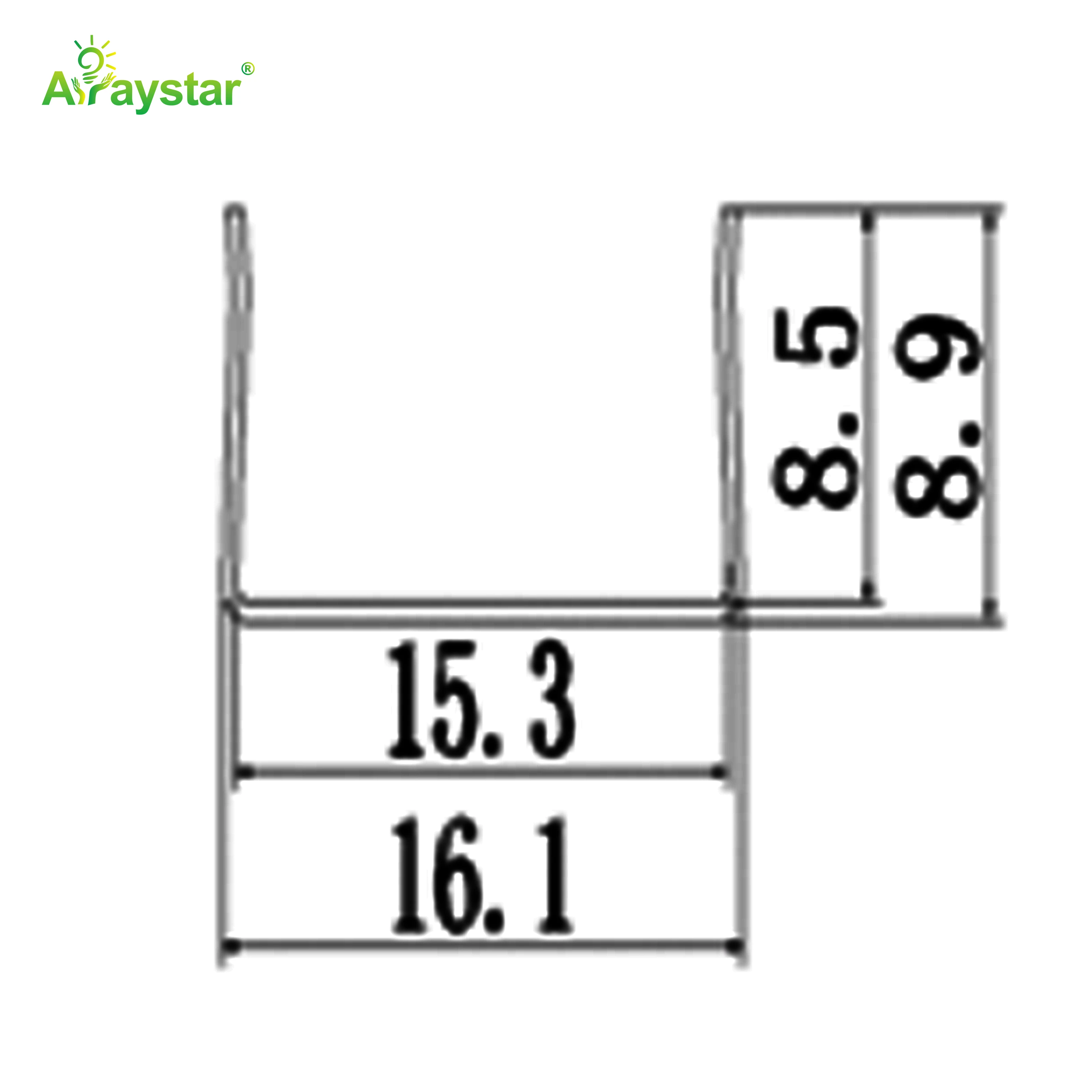 ART-1510-1515 Stainless Steel Flexible Mounting Clips / Profile Channel for LED Strips, 100m/Carton Bulk Pack