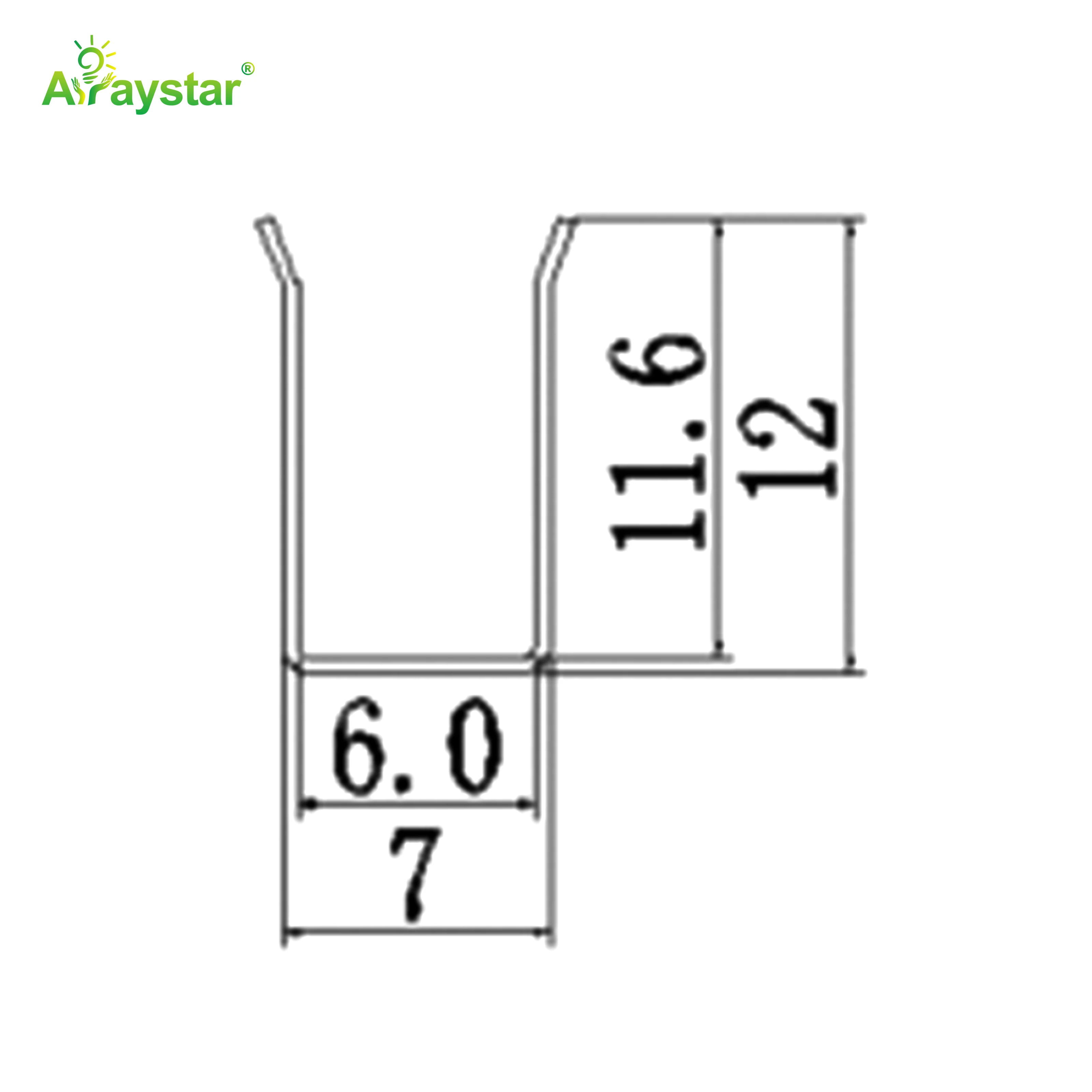 ART-0612 Stainless Steel Flexible Mounting Clips / Profile Channel for LED Strips, 100m/Carton Bulk Pack