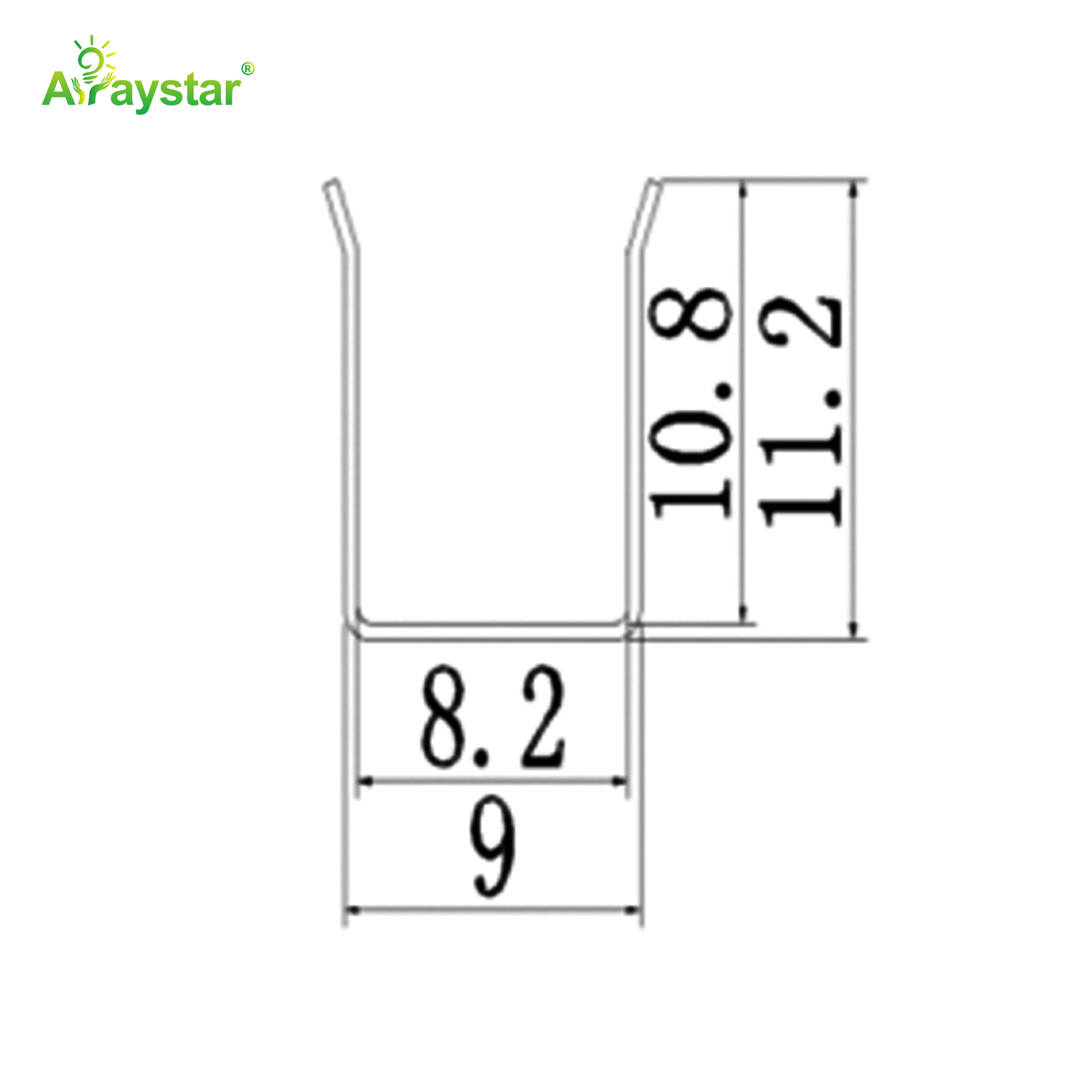 ART-0816 Stainless Steel Flexible Mounting Clips / Profile Channel for LED Strips, 100m/Carton Bulk Pack