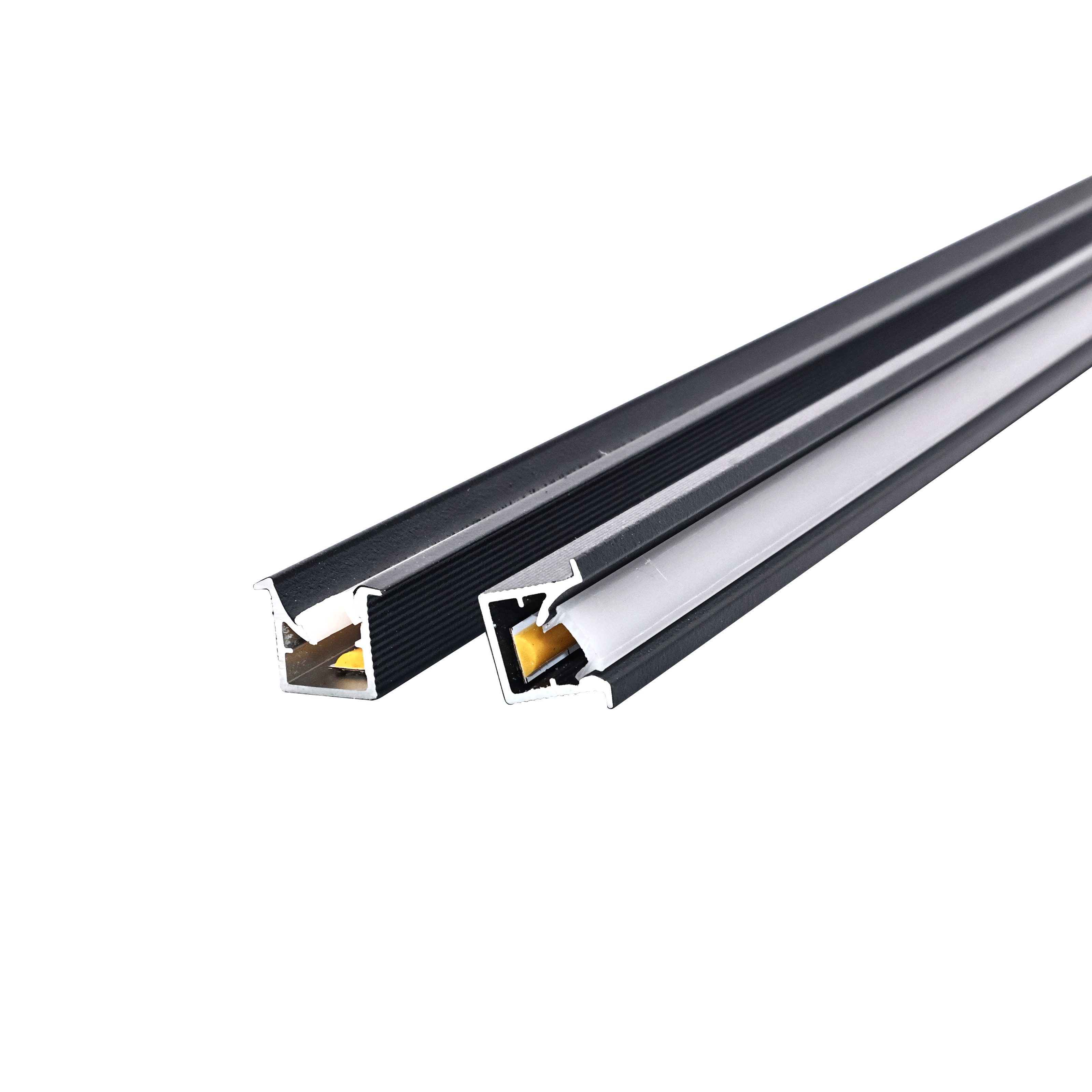 Art-AL1708 silver aluminum profile with diffuser cover