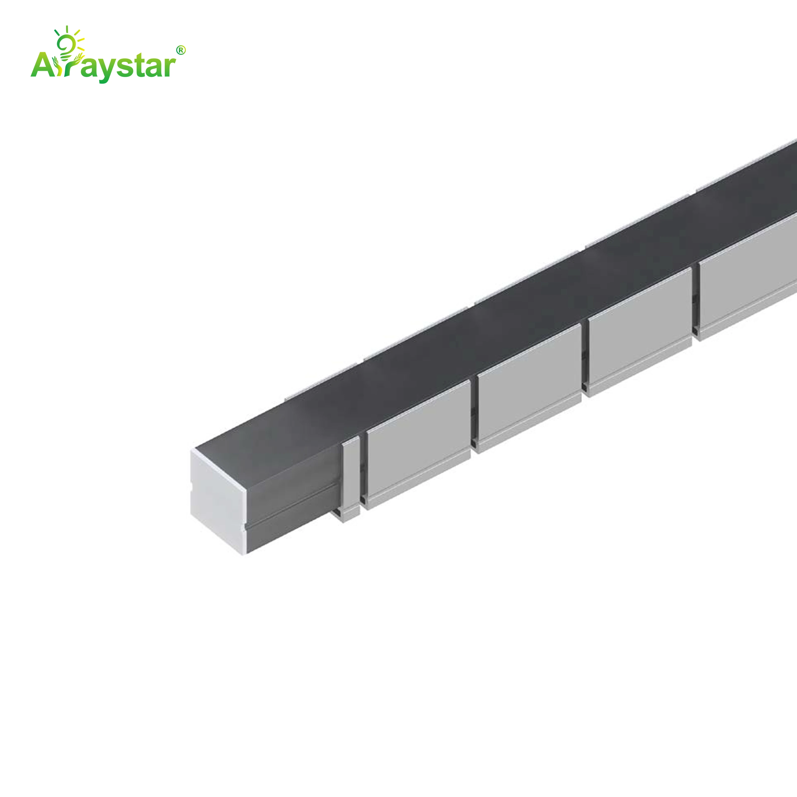 ART-1918/AL/FLEX/N Flexible Aluminum Profile for 1616 Neon Strip, Recessed Flexible LED Channel