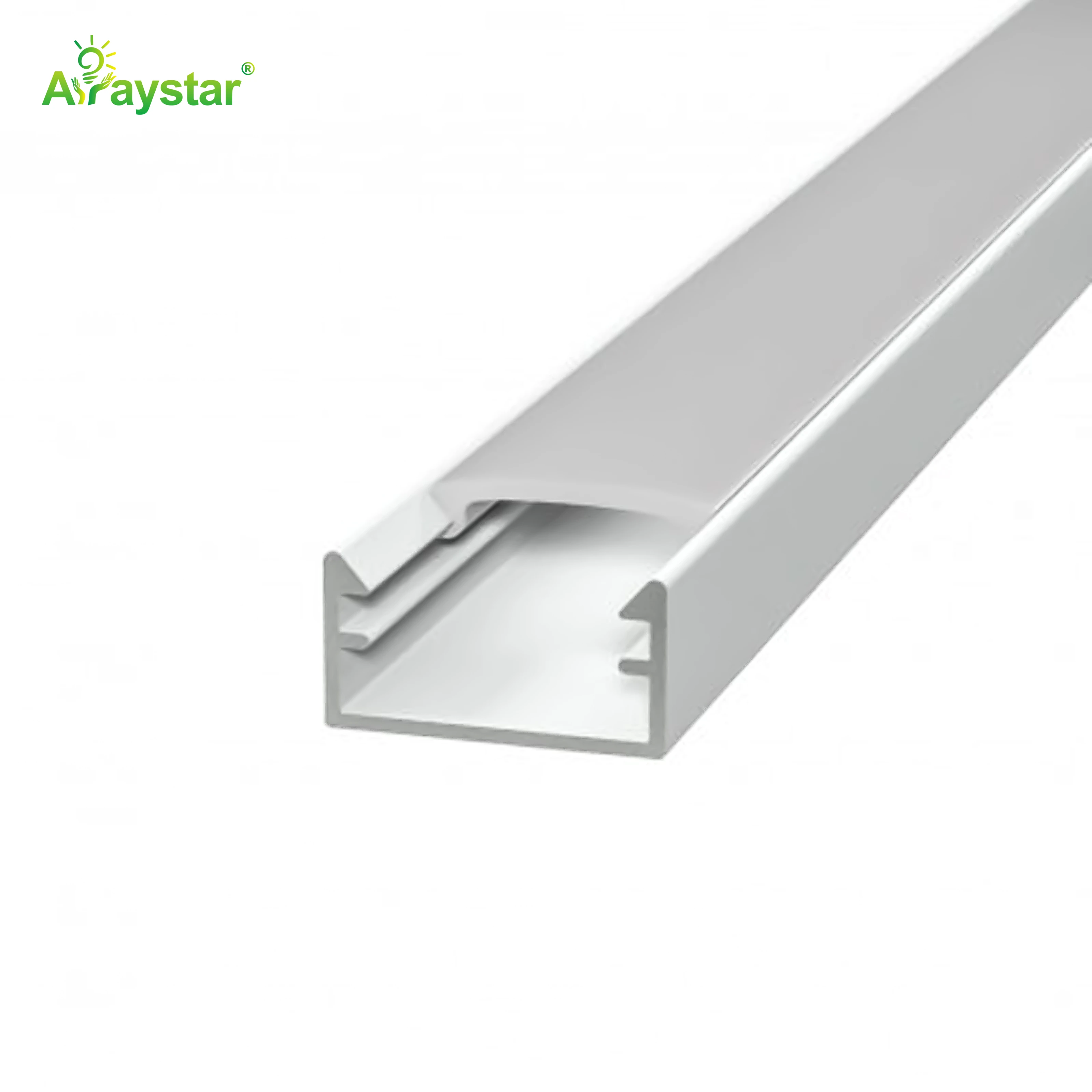 ART-AL1407 Silver Aluminum Profile with Diffuser Cover for LED Strip Lights (1M/2M)