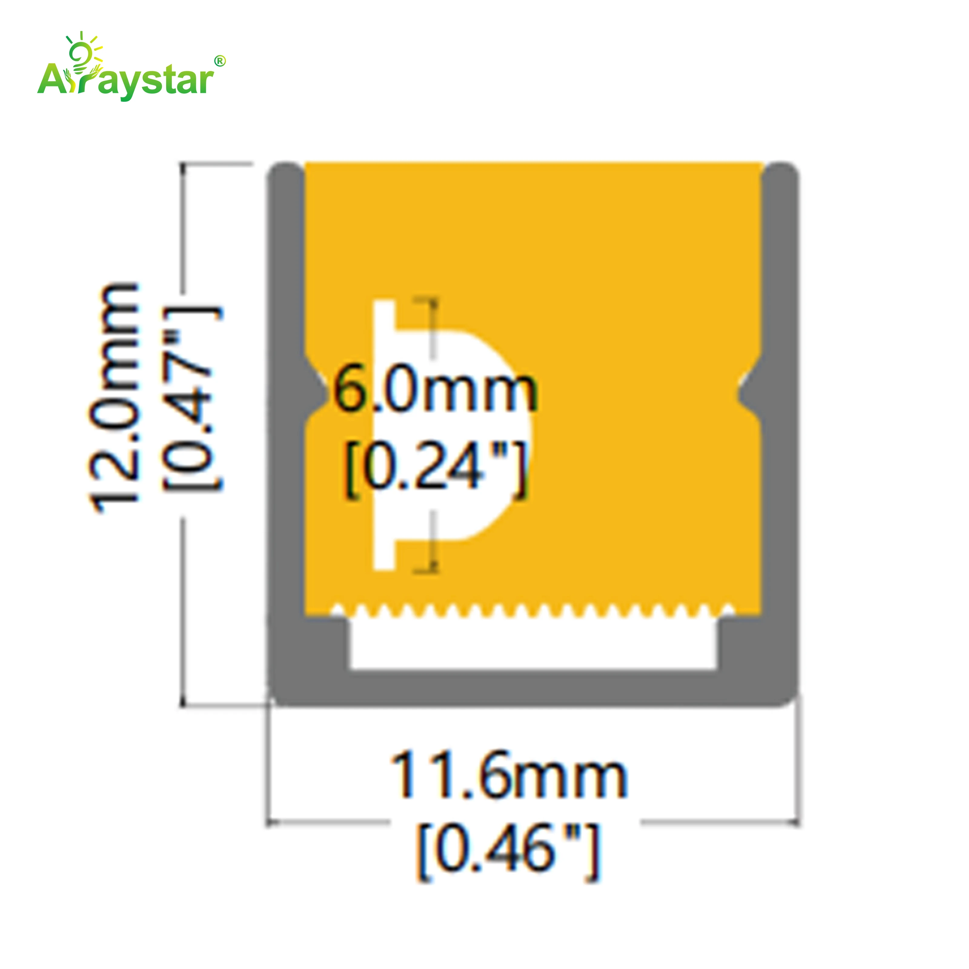 ART-1212/AL/FLEX/N Flexible Aluminum Profile for 1010 Neon Strip, Recessed Flexible LED Channel   
