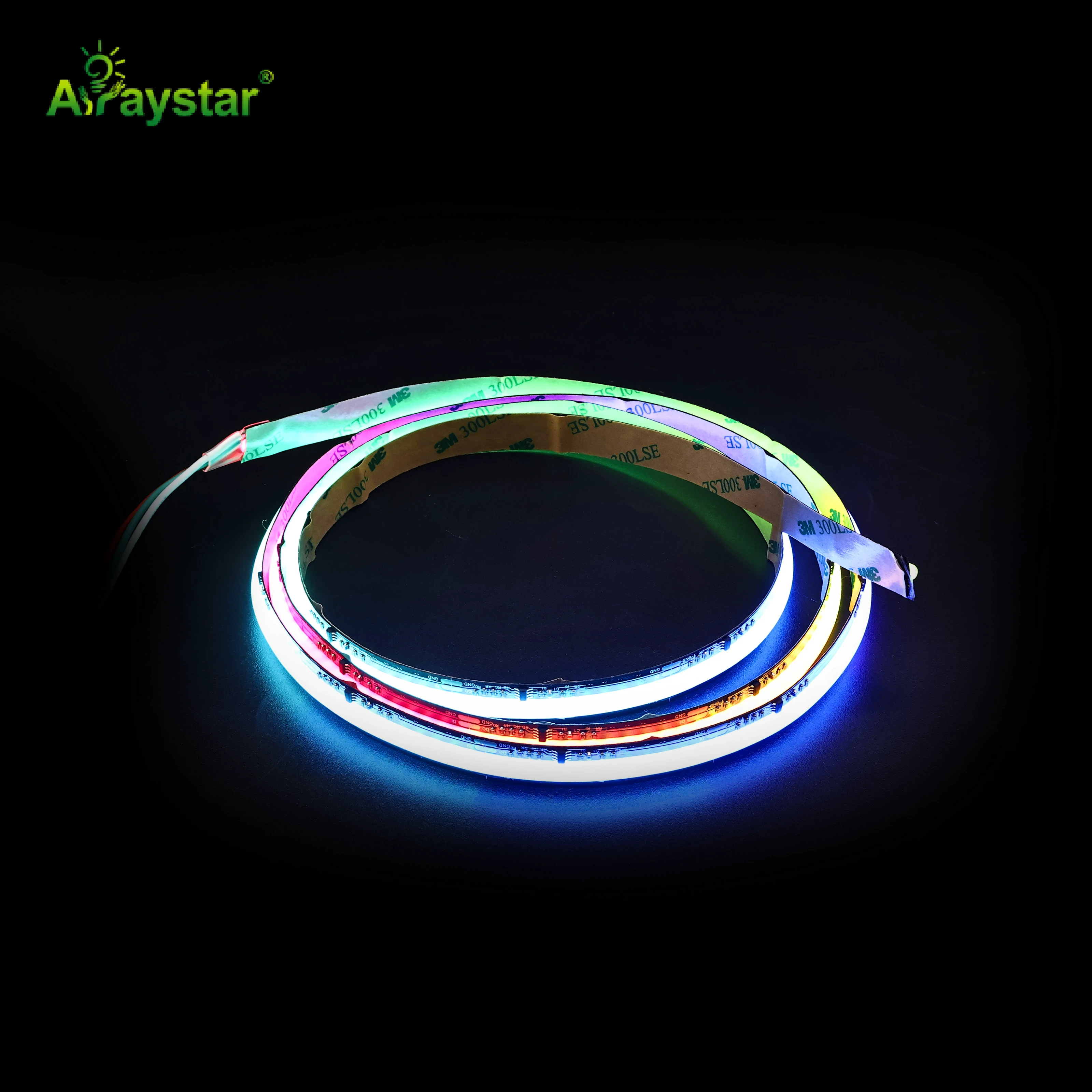 Black PCB 896 Pixel RGBW FCOB LED Strip