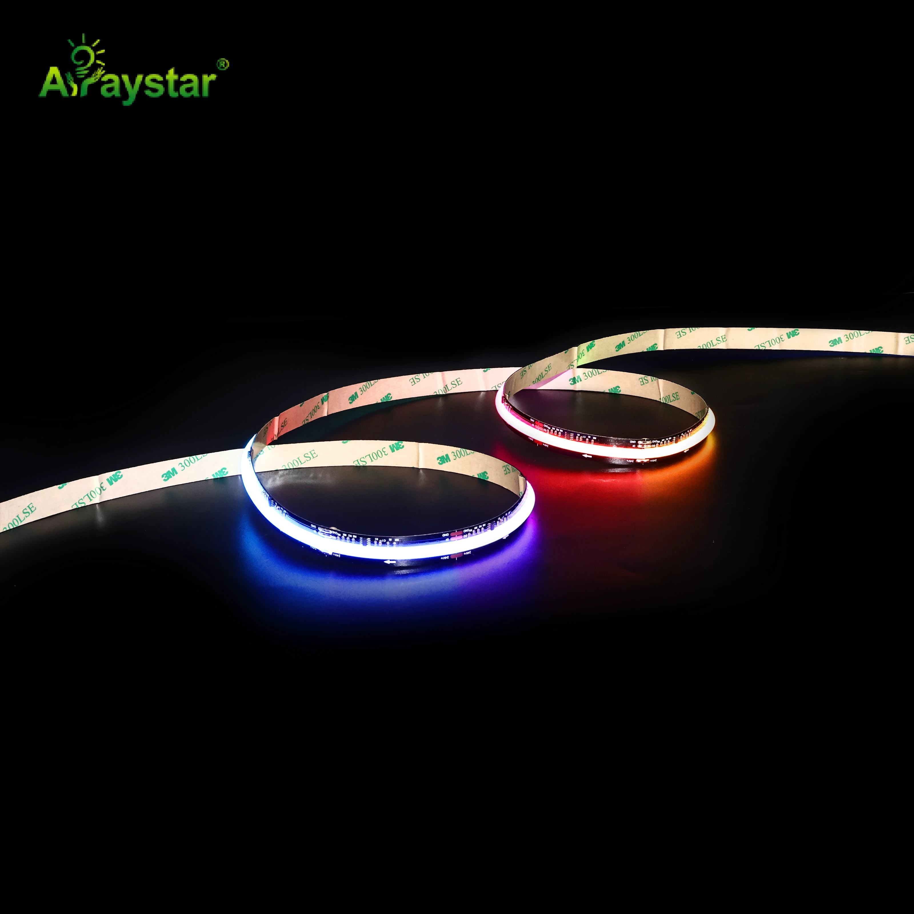 Black PCB 896 Pixel RGBW FCOB LED Strip