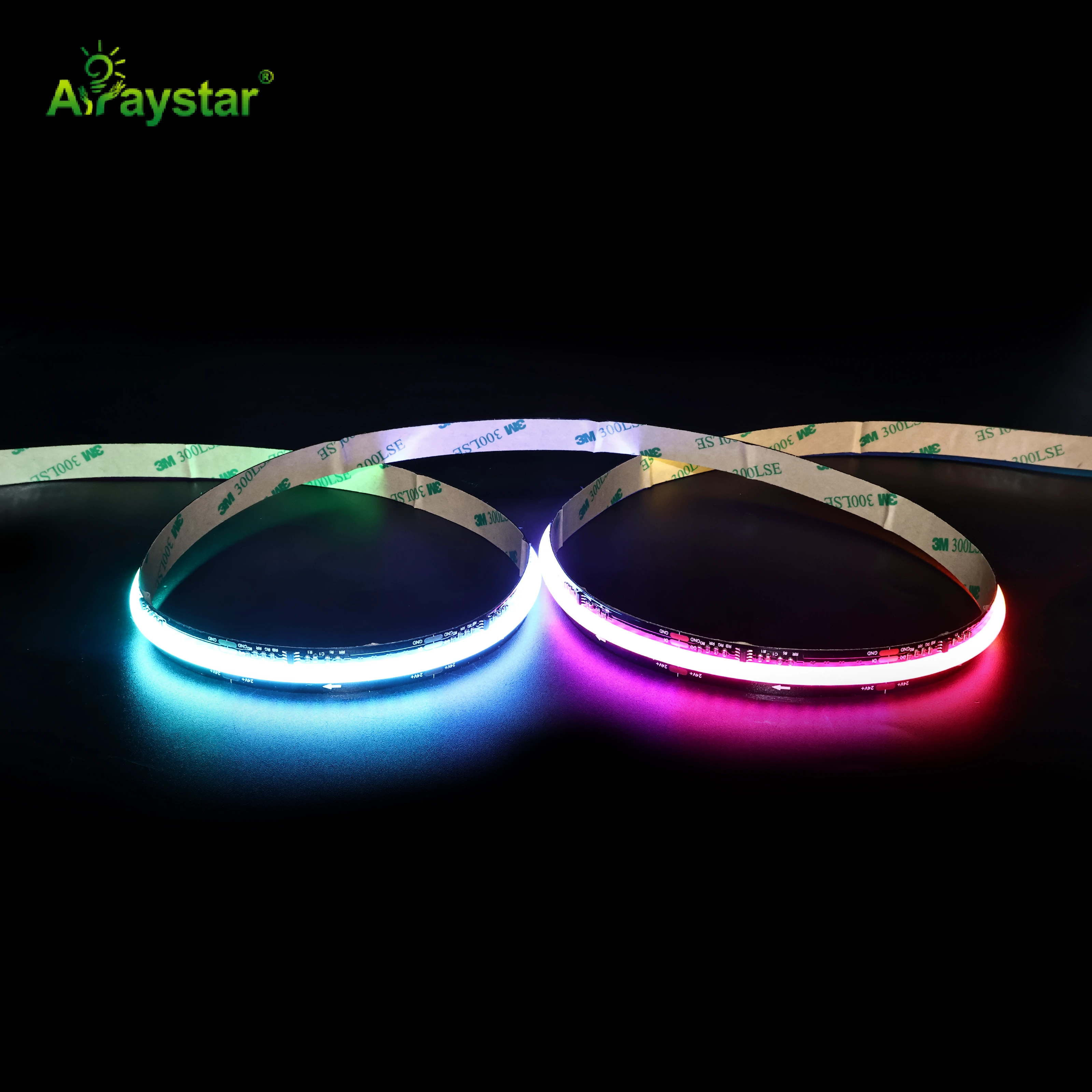 Black PCB 896 Pixel RGBW FCOB LED Strip