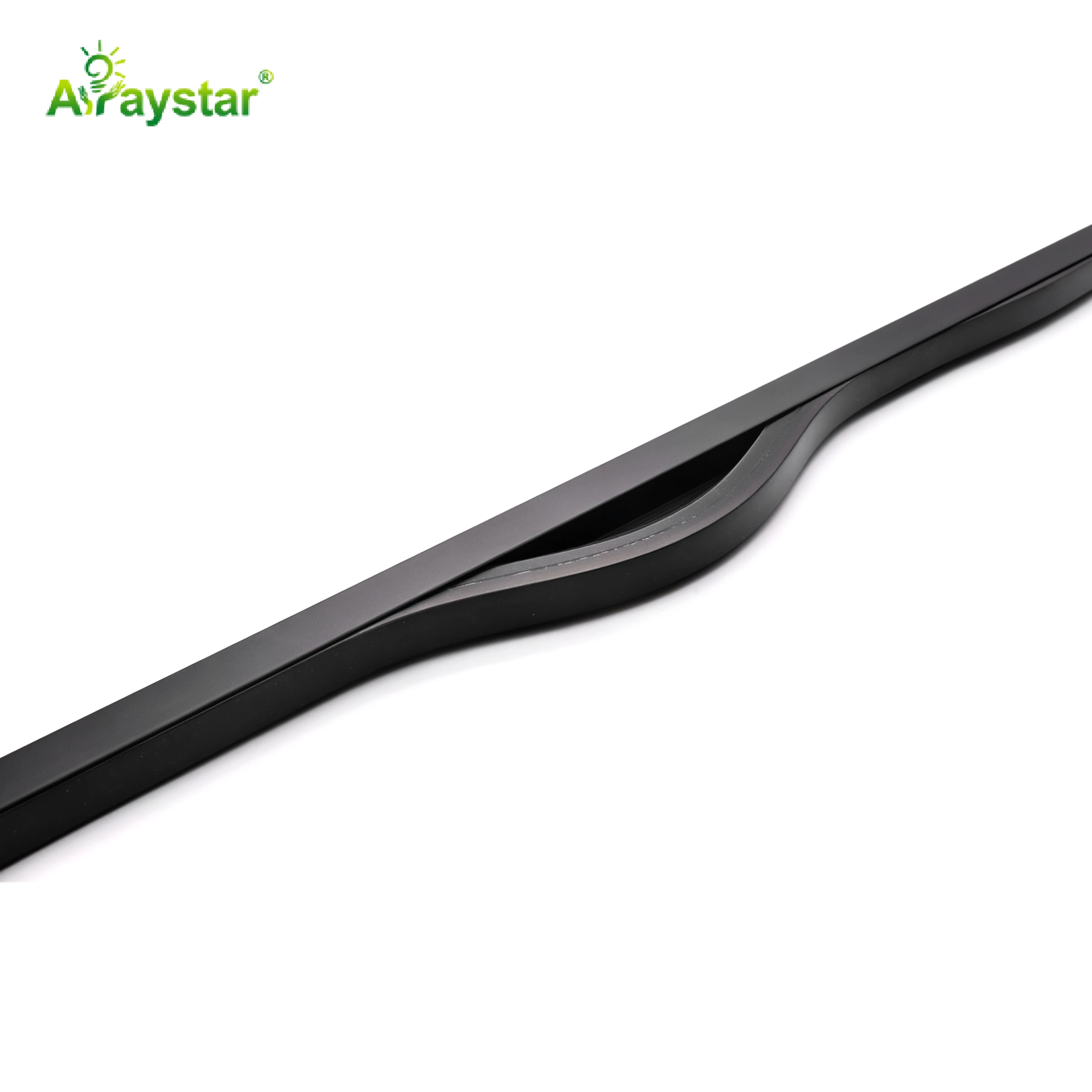 11.7(W) × 12.8(H) mm Black Aluminum Profile