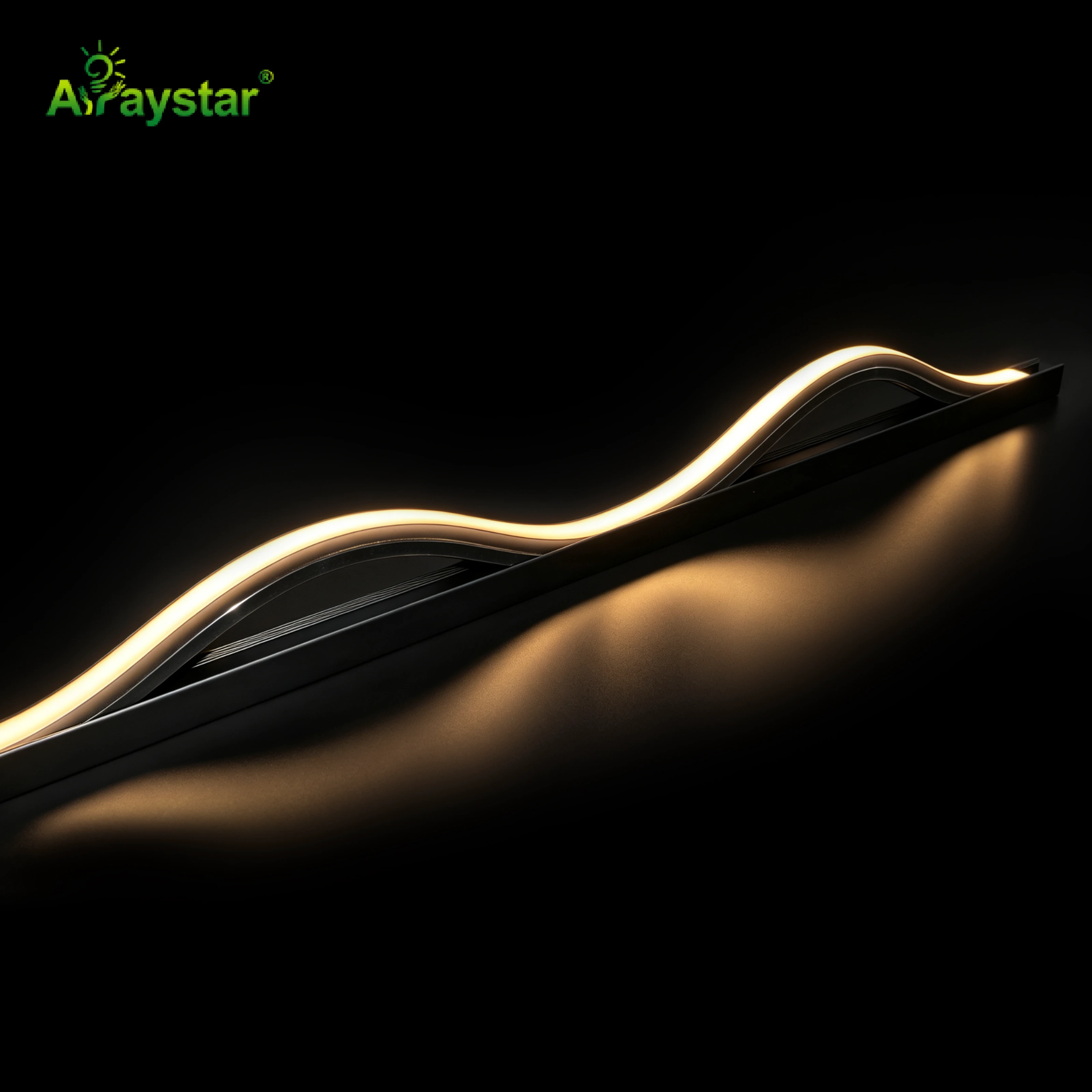 11.7(W) × 12.8(H) mm Black Aluminum Profile